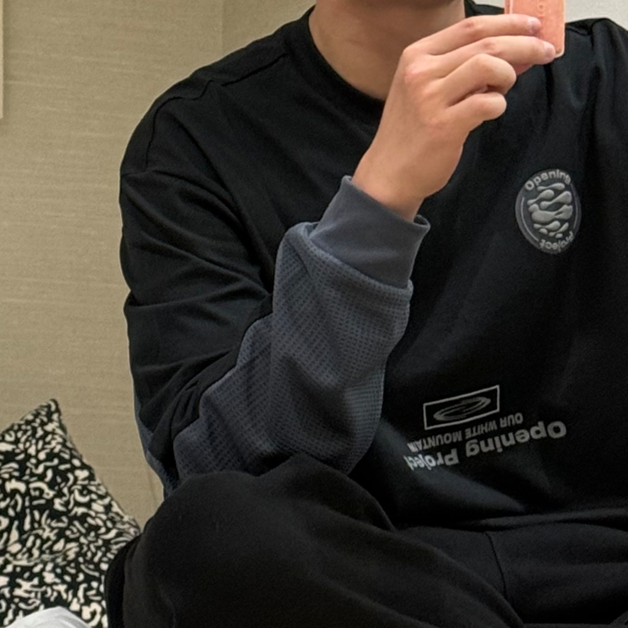 Opening Project Team Play T-Shirts Black 착용 스타일