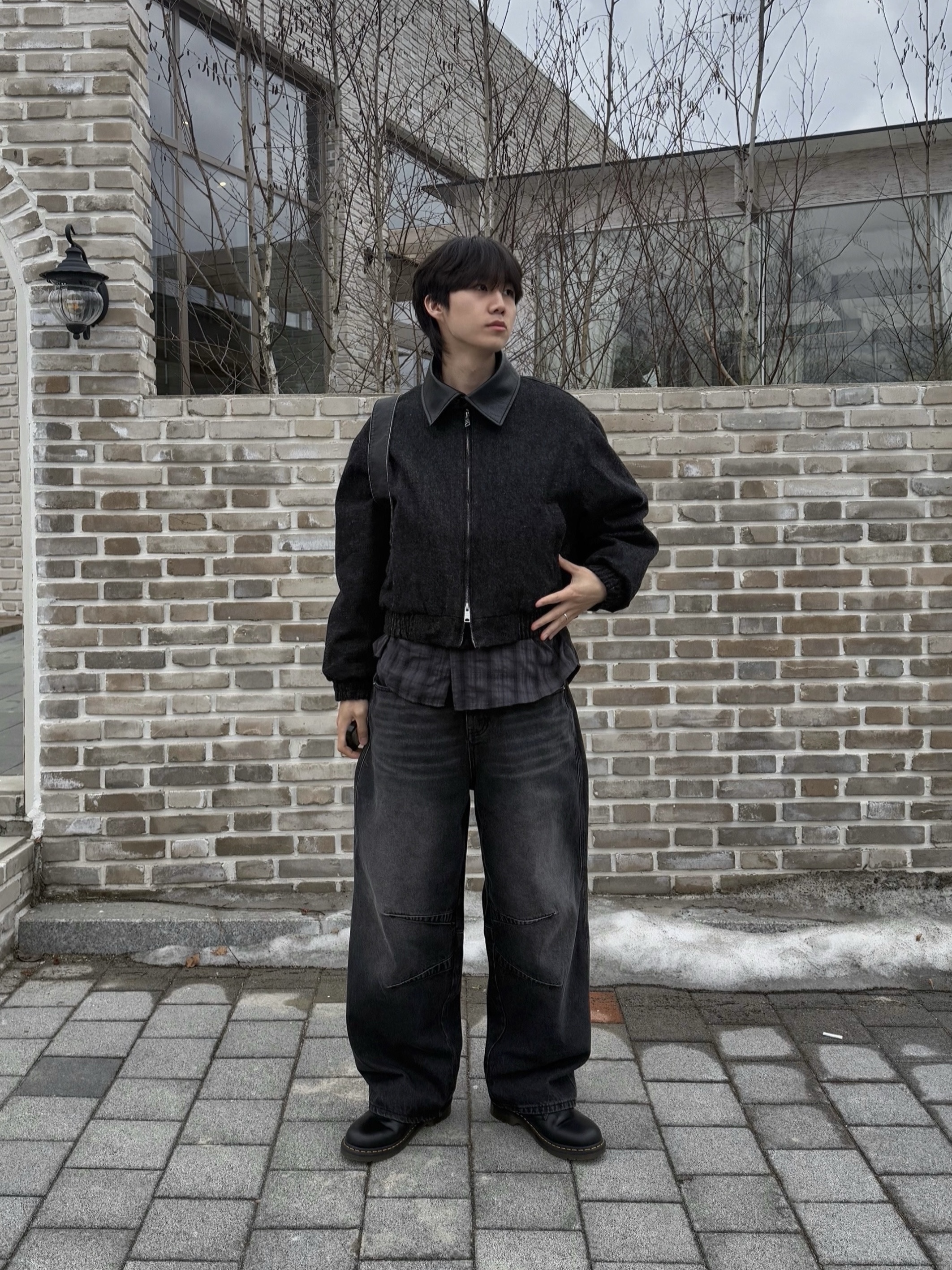 Dr. Martens 1461 Smooth Black, Dr. Martens 1461 Smooth Black 착용 스타일 - 1