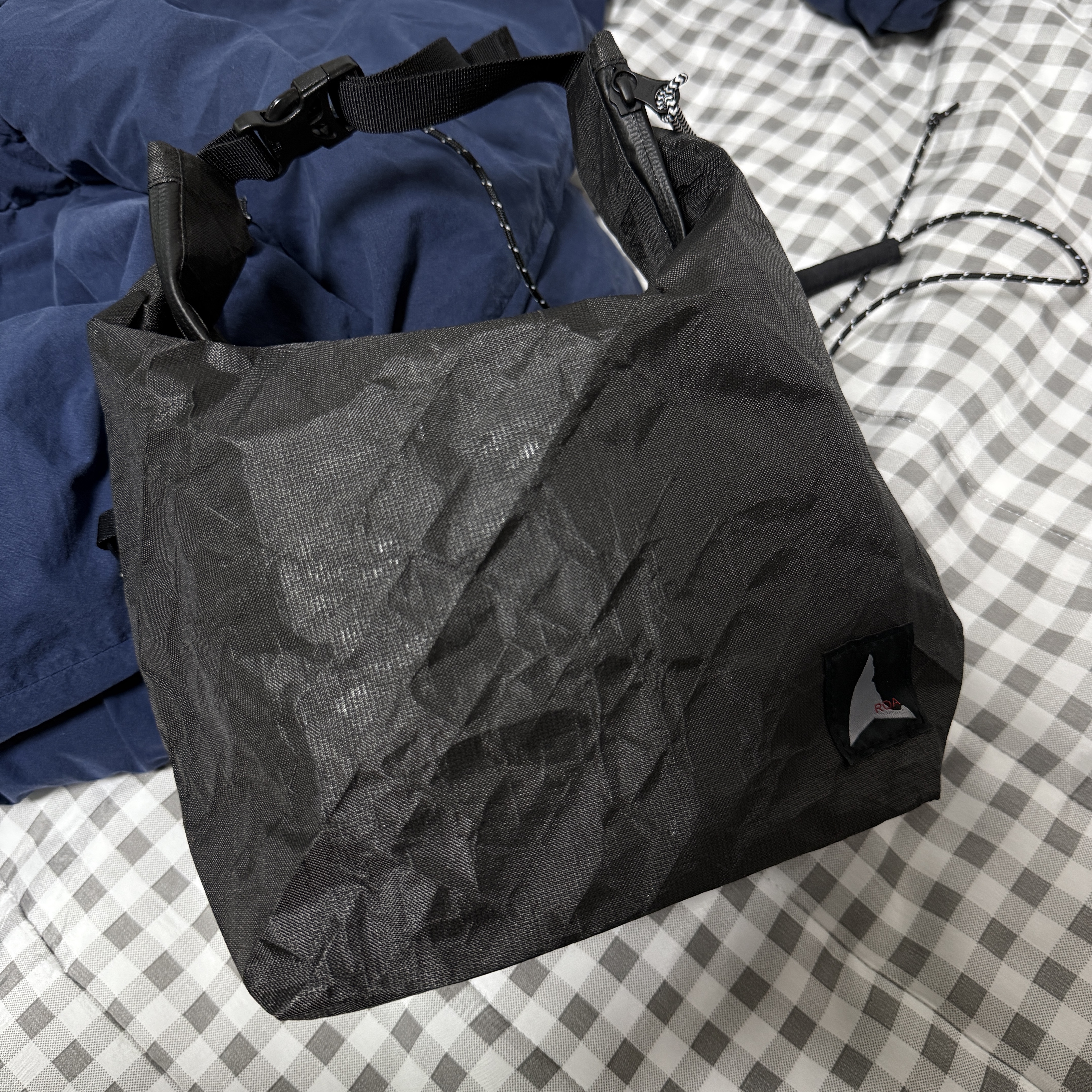 ROA Dry Bag Black 착용 스타일