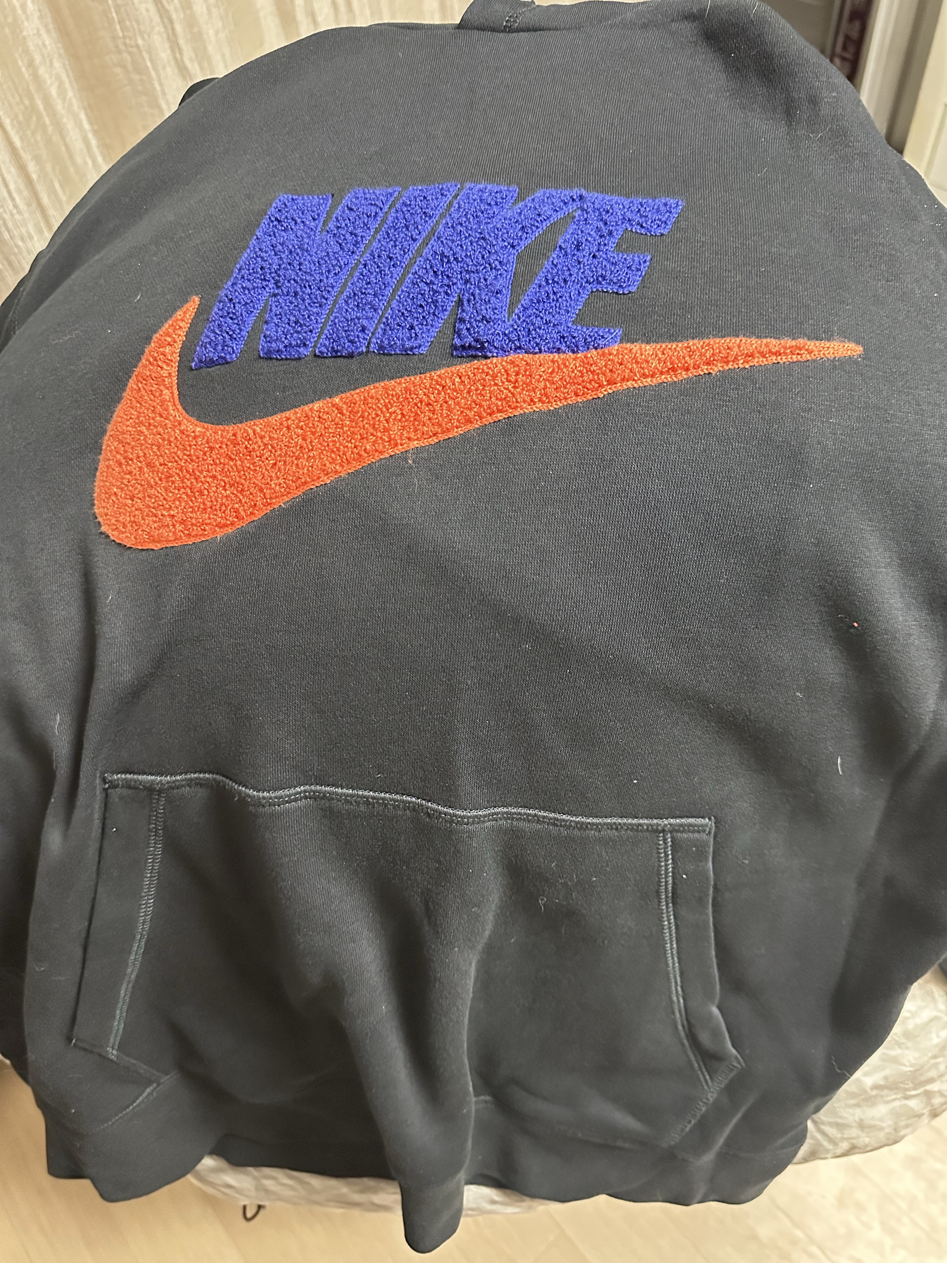 Nike Club Fleece Pullover Hoodie Black - Asia 착용 스타일