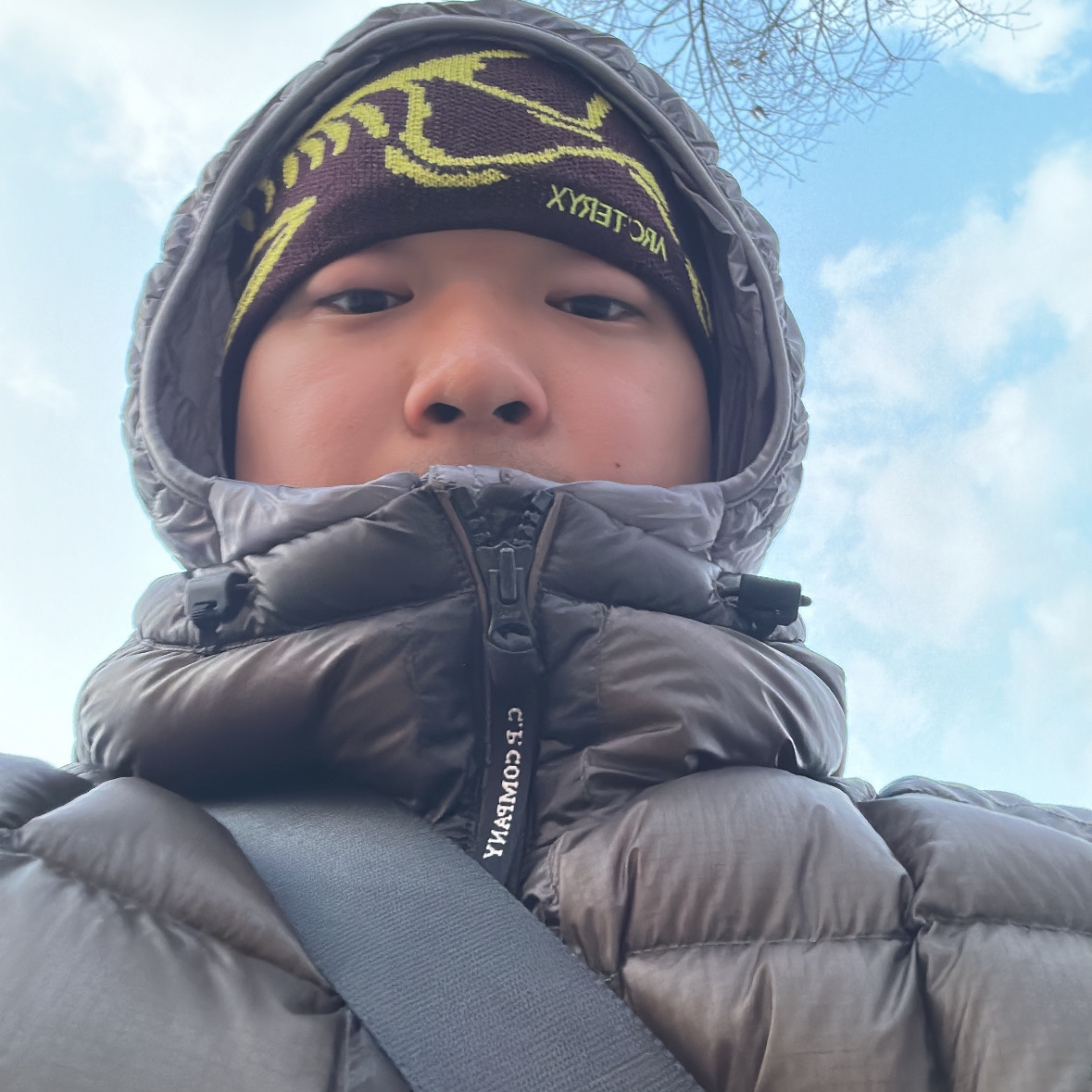 Arc'teryx Bird Head Toque Phantasm Euphoria 착용 스타일