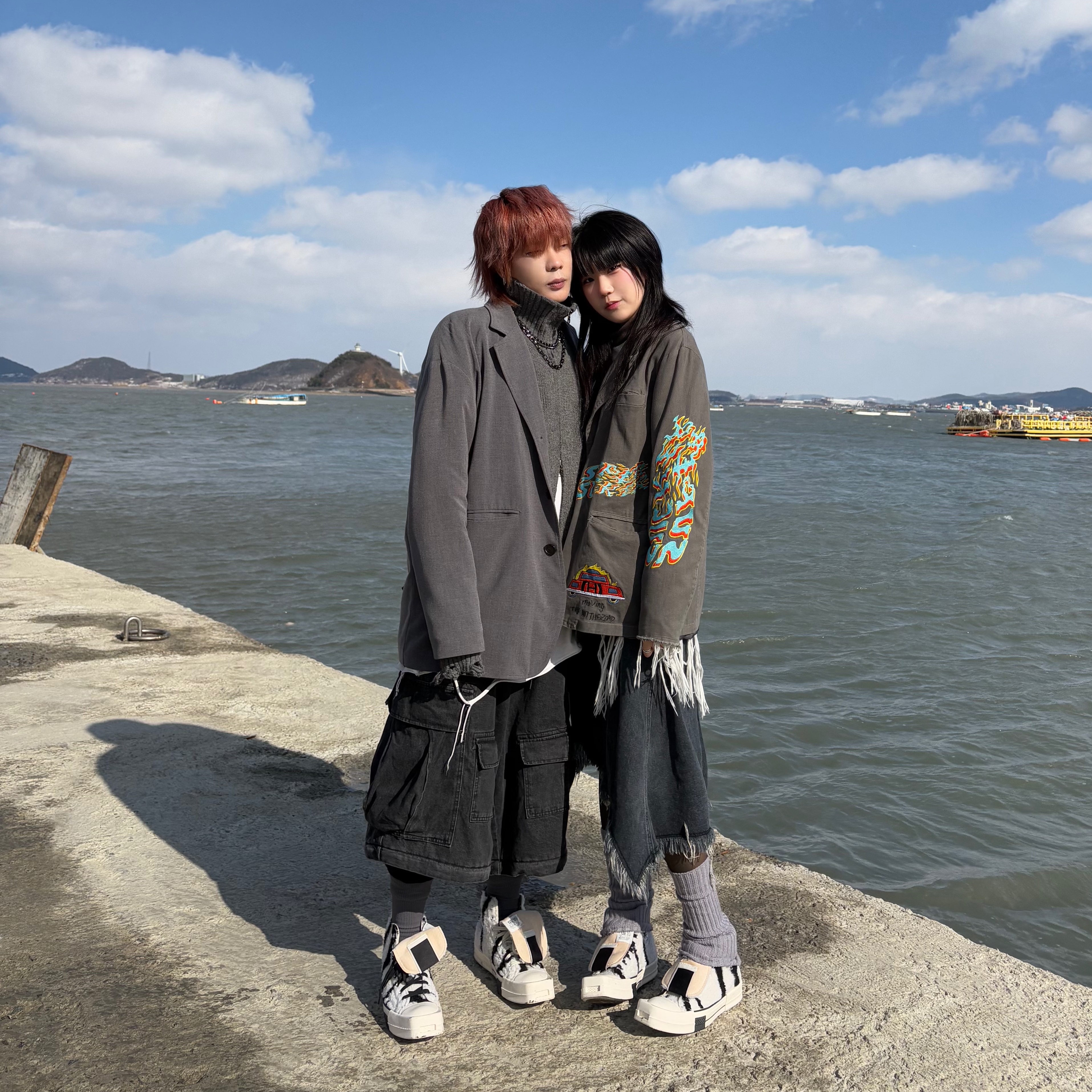 Converse x Drkshdw Turbodrk Chuck 70 Hi Lilly White 착용 스타일 - 1
