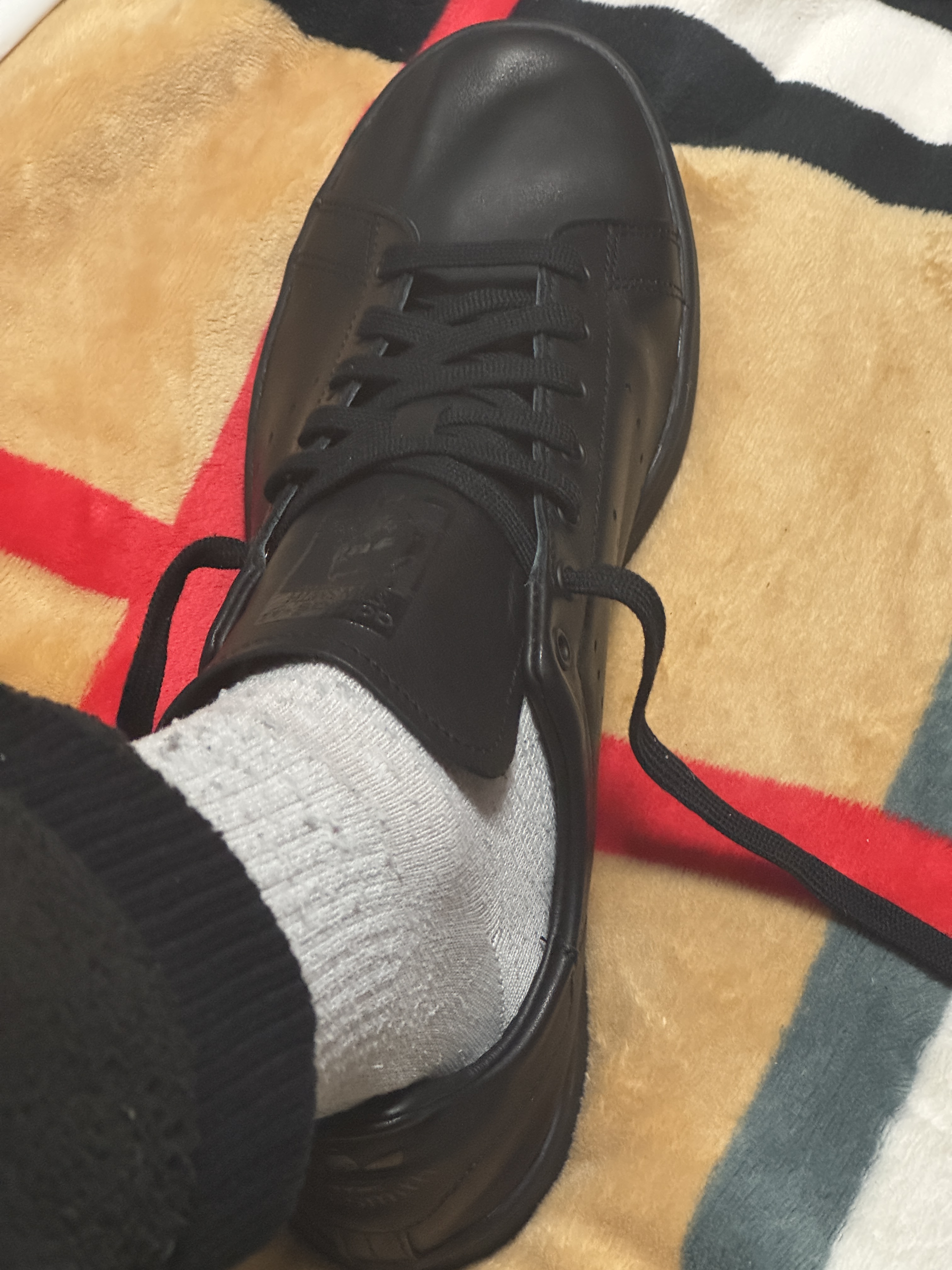 Adidas Stan Smith Decon Core Black 착용 스타일