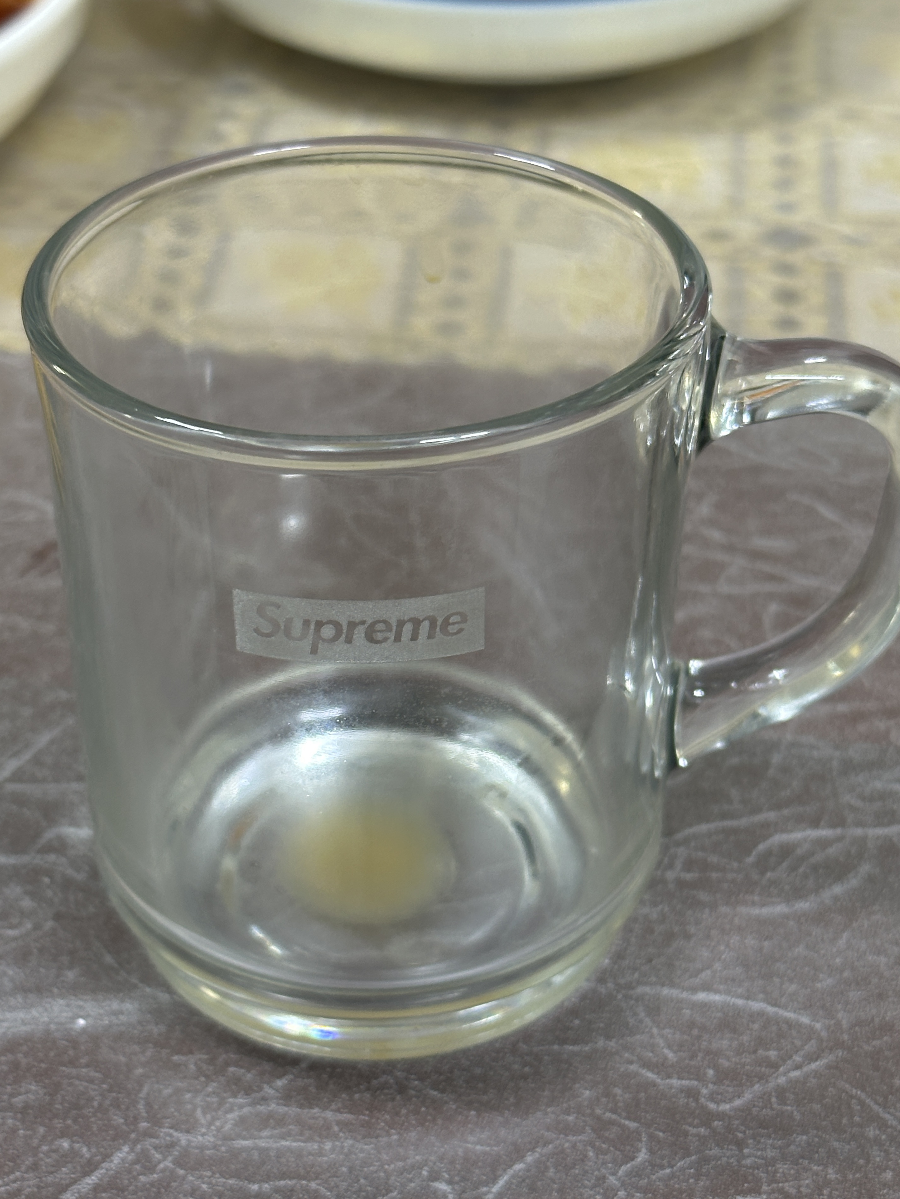 Supreme Duralex Glass Mugs Clear (Set of 6) - 23SS 착용 스타일