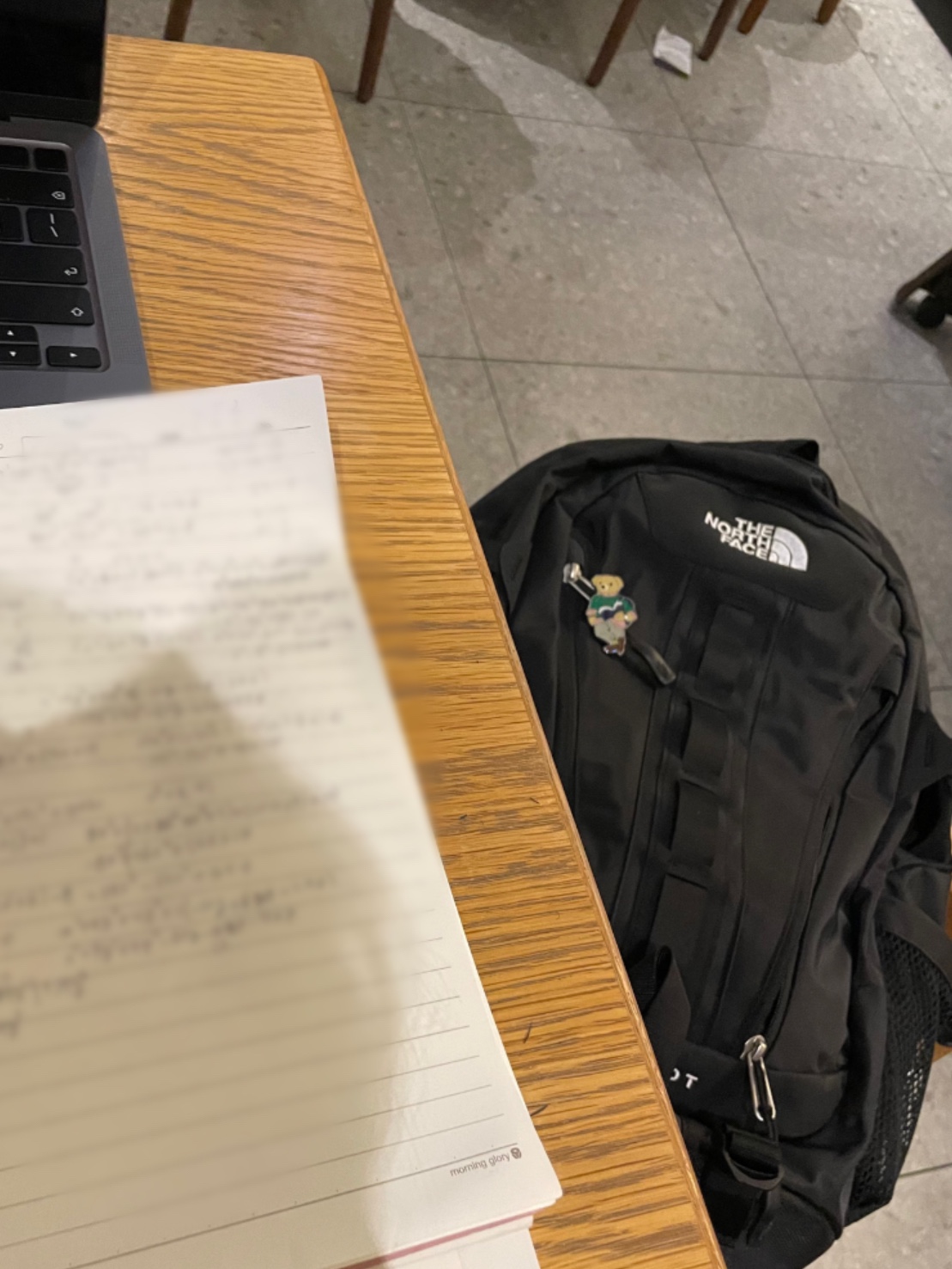 The North Face Big Shot Black 착용 스타일