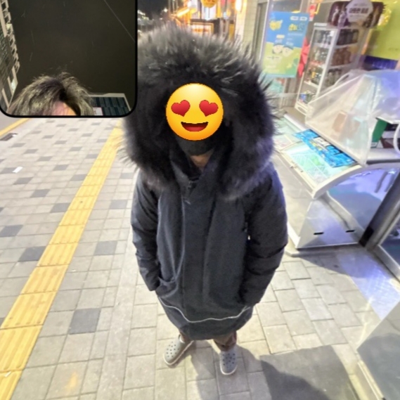 Kolon Sport Antarctica Long Down Black 착용 스타일