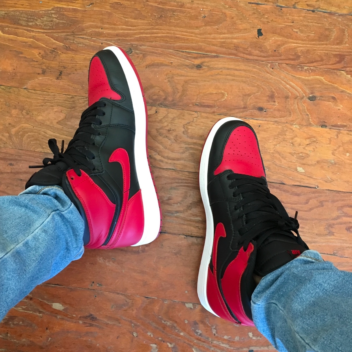 Jordan 1 Retro High OG Bred 2013 착용 스타일