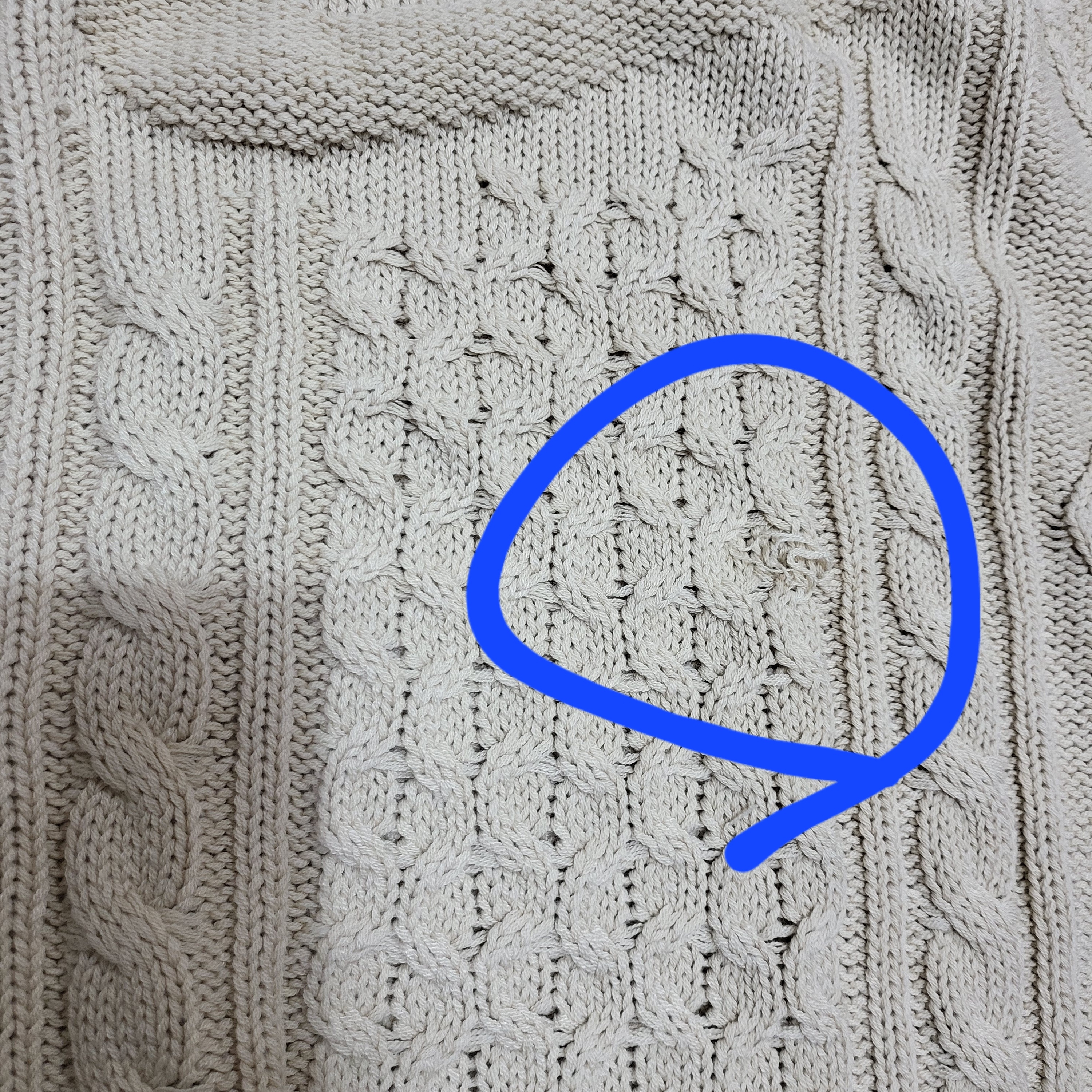 Nike Cable Knit LS Sweater Rattan - Asia 착용 스타일 - 4