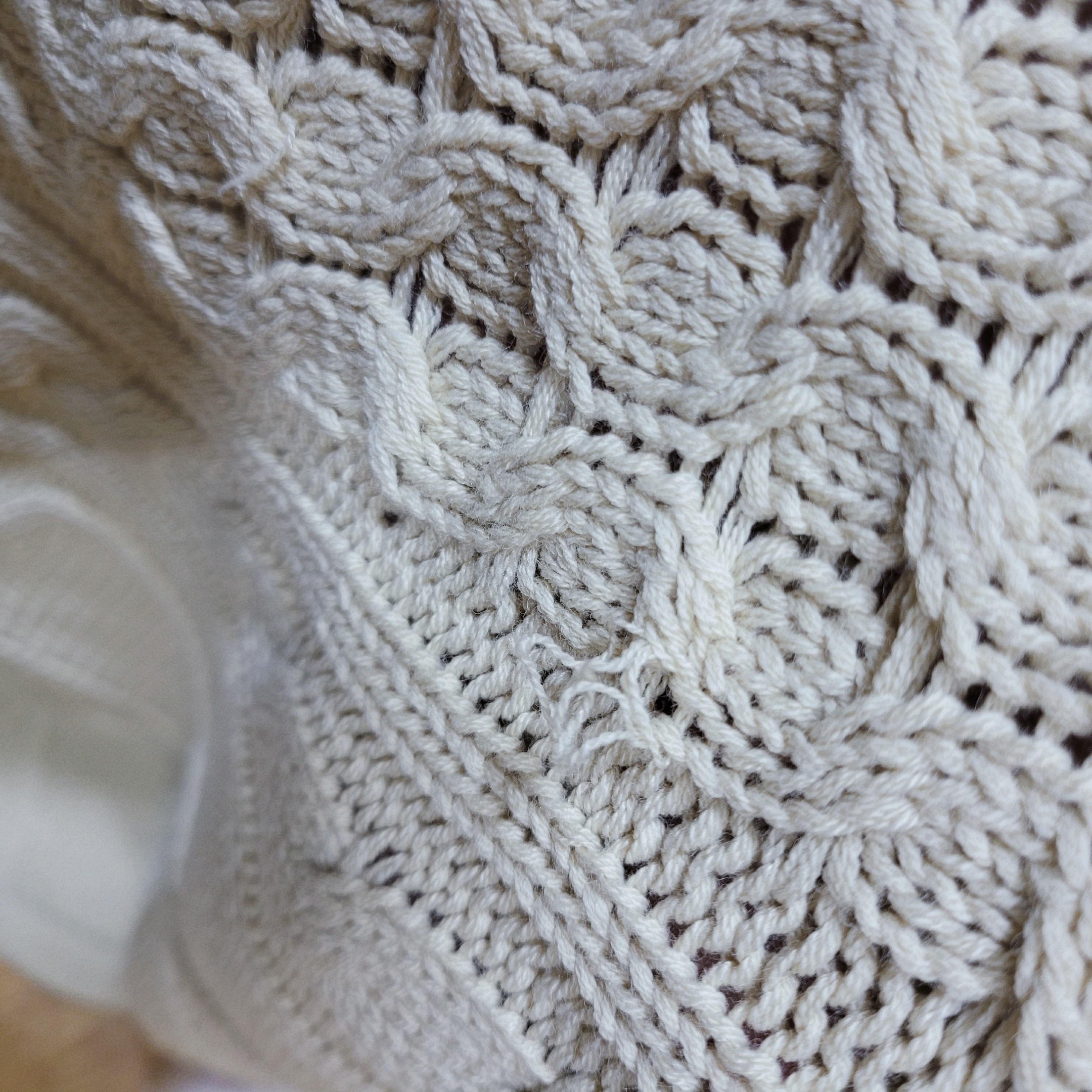 Nike Cable Knit LS Sweater Rattan - Asia 착용 스타일 - 1