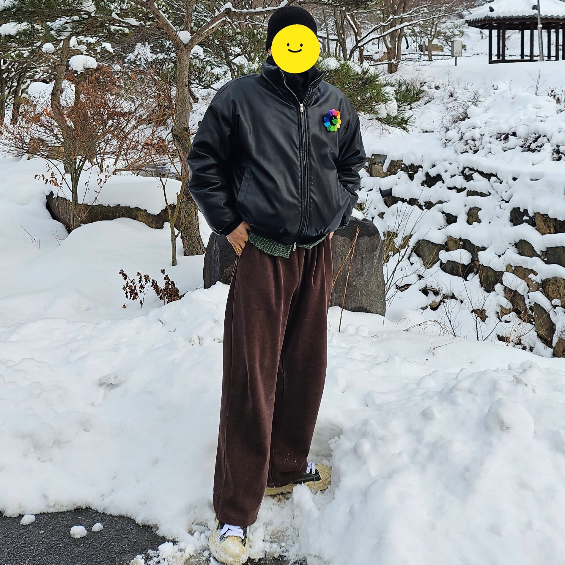 Maison Mihara Yasuhiro Blakey OG Dyed Sole Canvas Low-top Sneakers Green, Gucci Interlocking G Enamel Ring Silver 착용 스타일 - 1