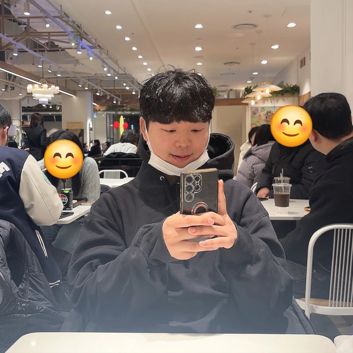 Supreme Cross Box Logo Hooded Sweatshirt Black - 20FW 착용 스타일