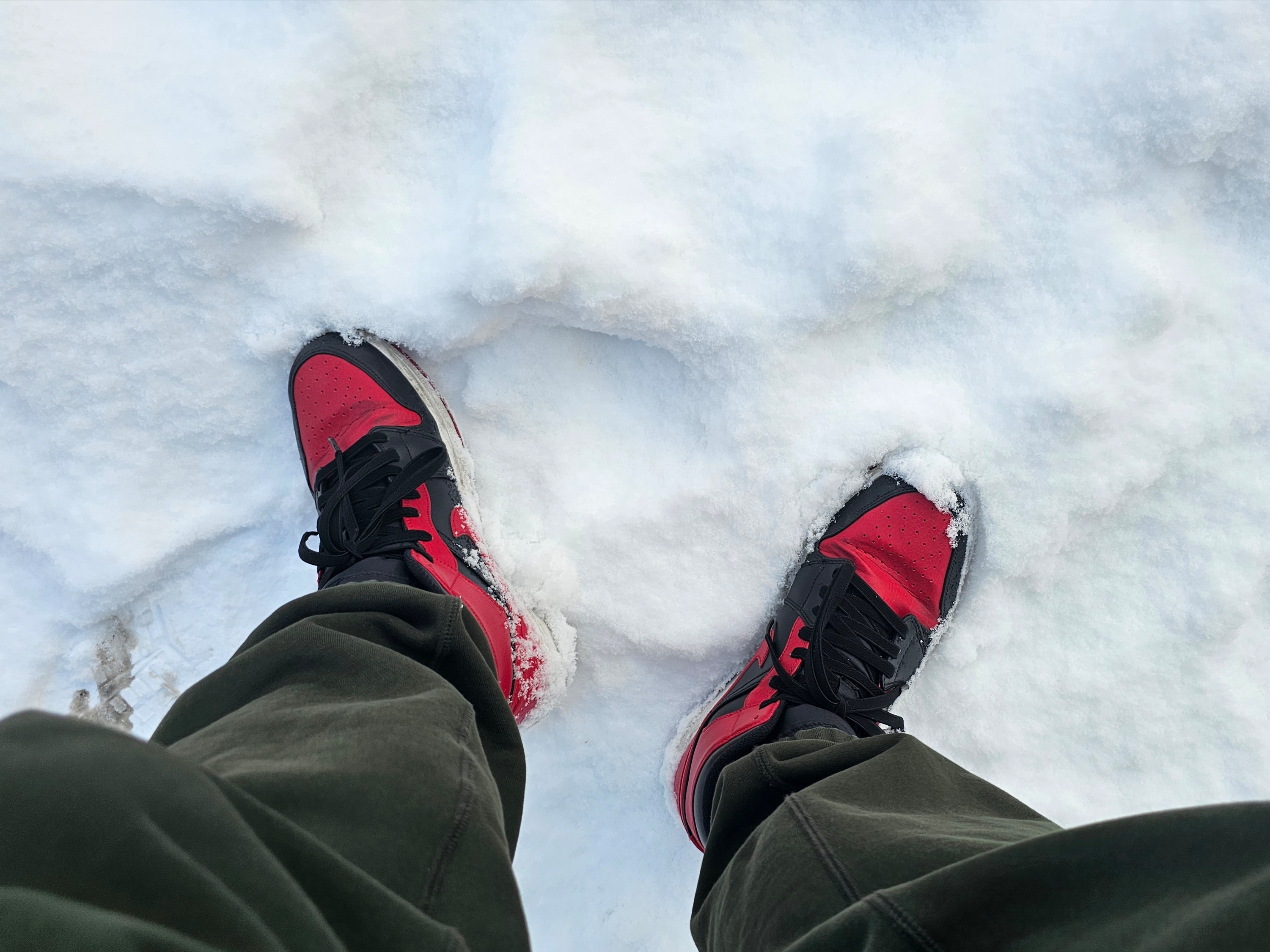 Jordan 1 Mid Bred Banned 2020, Nike x Billie Eilish NRG Fleece Pants Sequoia - Asia 착용 스타일