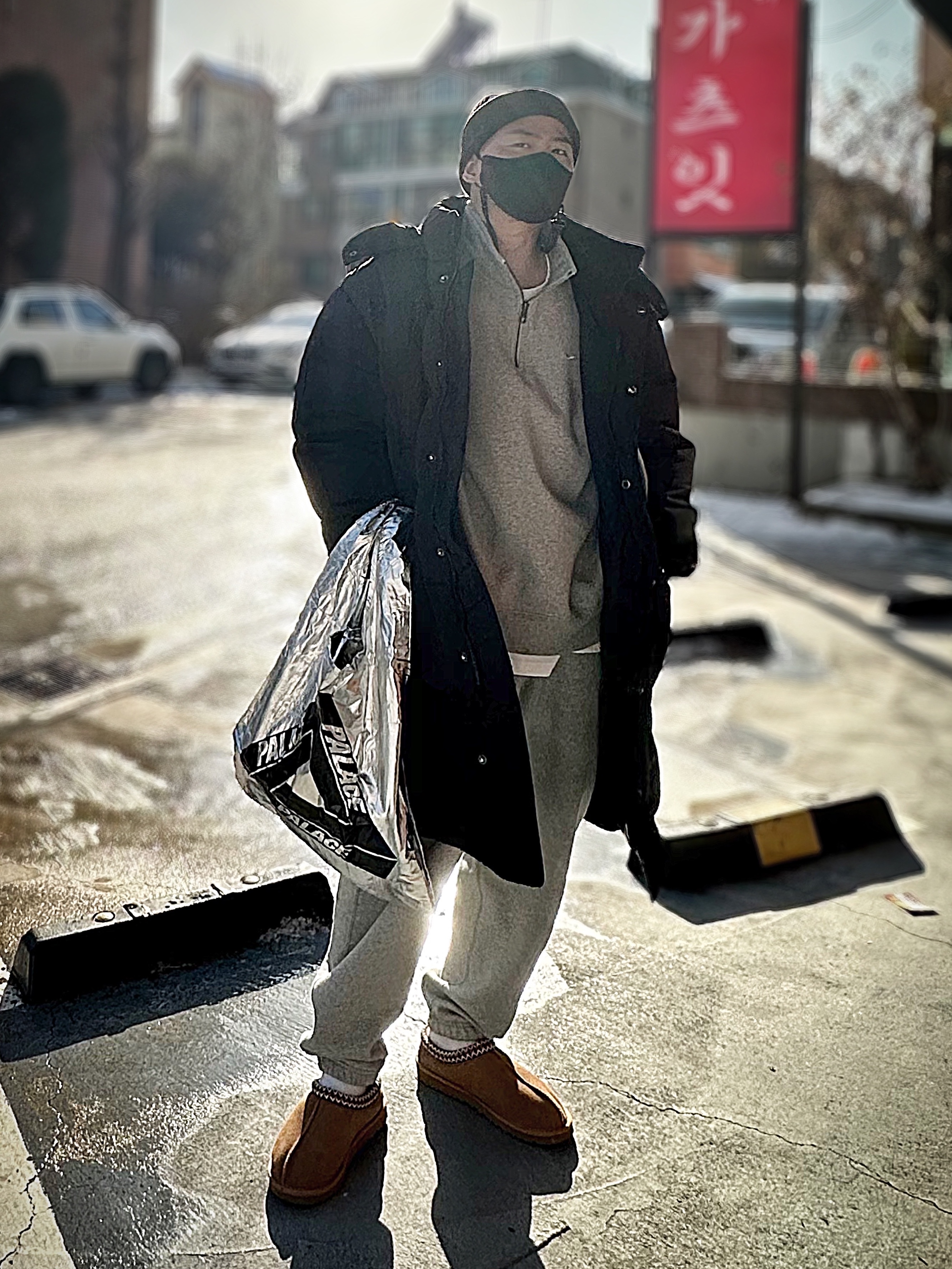 Nike NRG ACG Cuffed Beanie Black, Palace Palace Shop Reusable Bag Silver - 22FW 착용 스타일