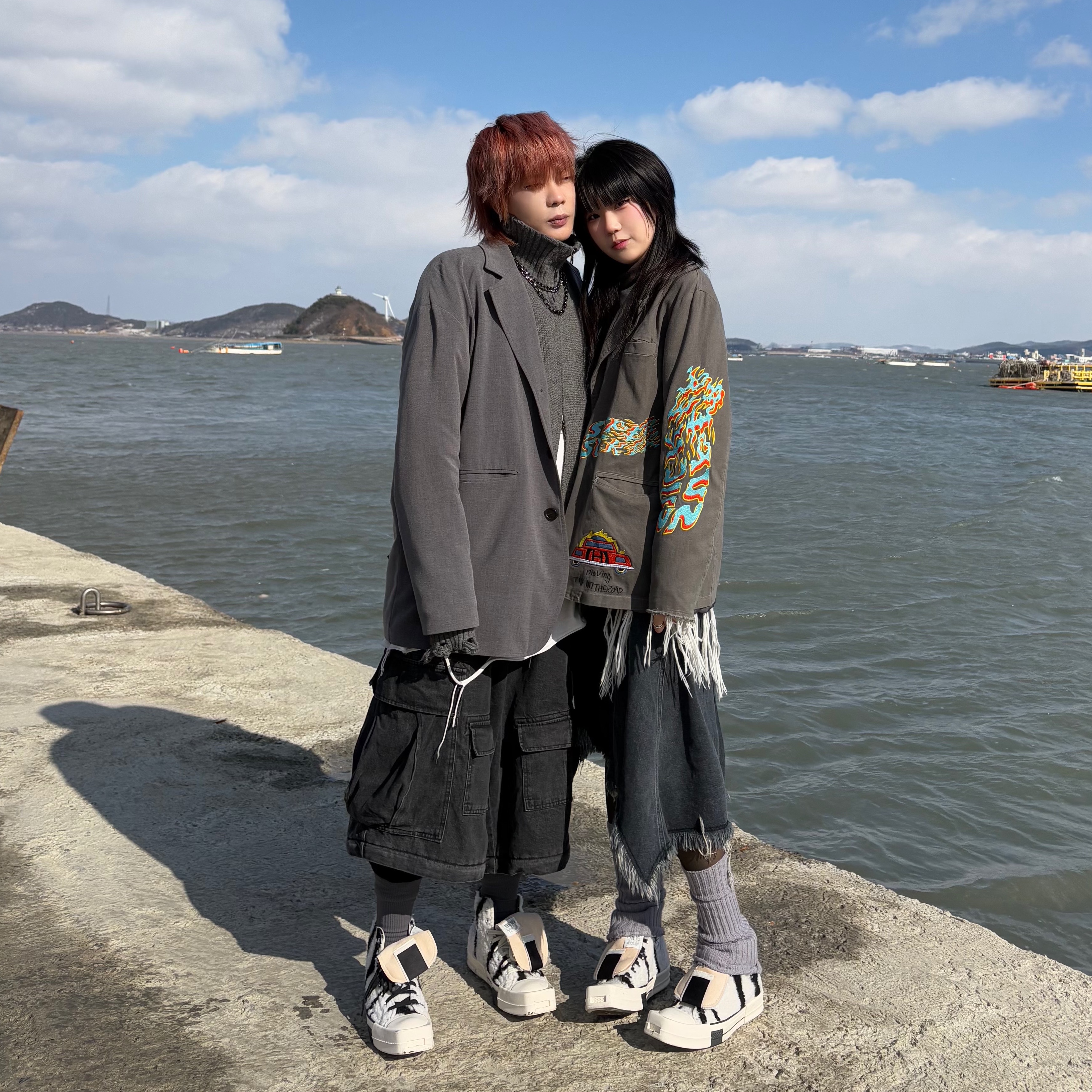 Converse x Drkshdw Turbodrk Chuck 70 Hi Lilly White 착용 스타일 - 1