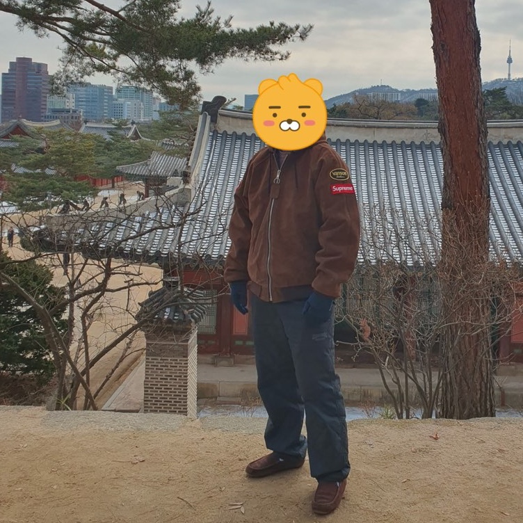 Supreme x Vanson Leathers Hooded Work Jacket Suede - 24FW 착용 스타일 - 1