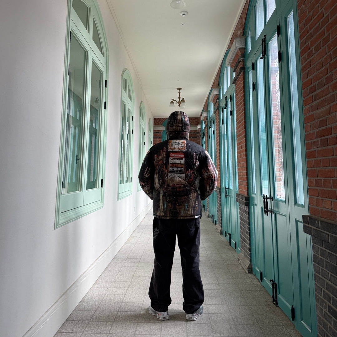 Supreme Windstopper Earflap Camp Cap Black - 24FW, Gentle Monster x Maison Margiela MM114 Black Clear 착용 스타일 - 1