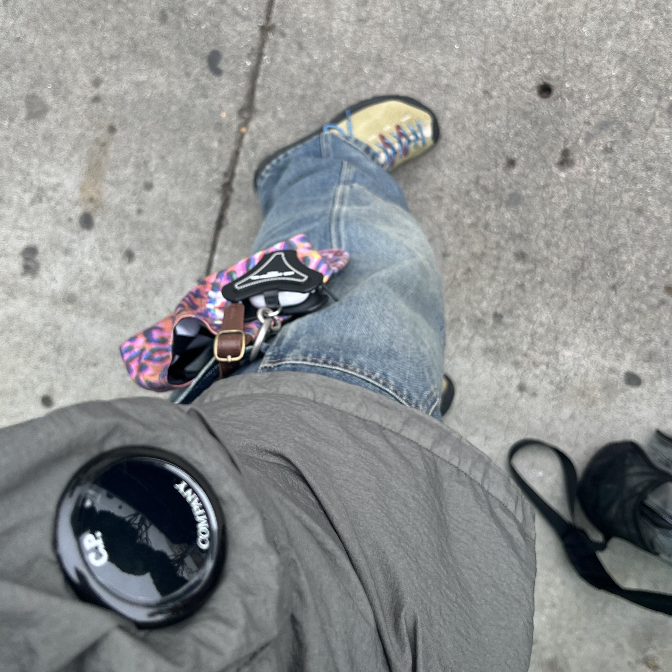 C.P. Company Taylon L Shirt Bronze Green - 23SS, Supreme Washed Chino Twill Camp Cap Leopard - 24FW 착용 스타일