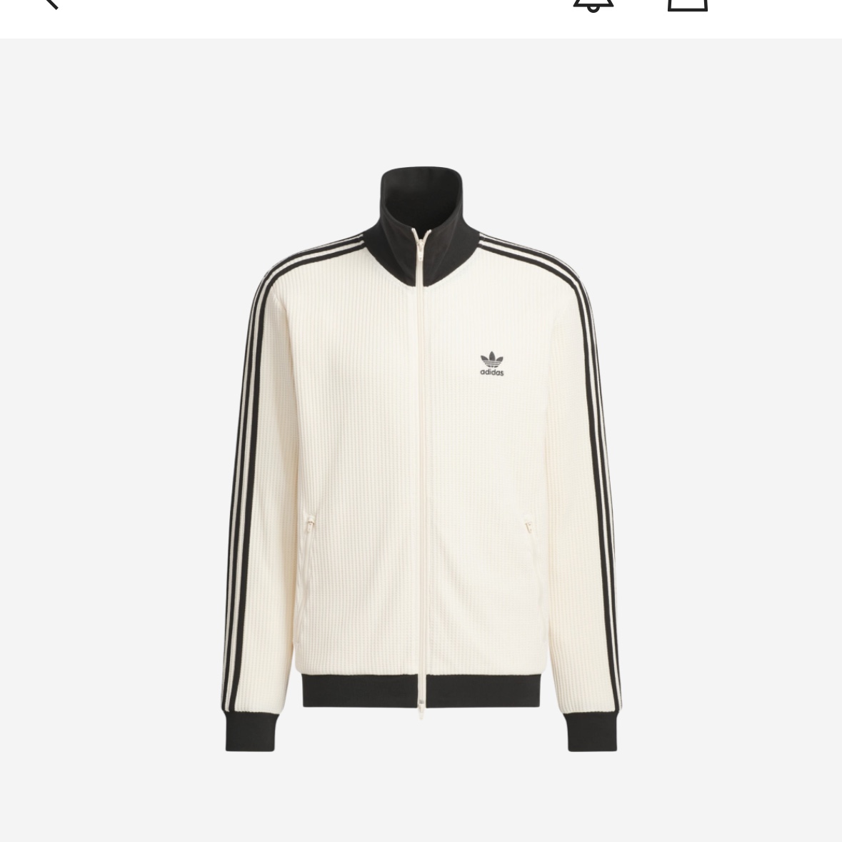 Adidas Waffle Beckenbauer Track Top Wonder White - KR Sizing 착용 스타일