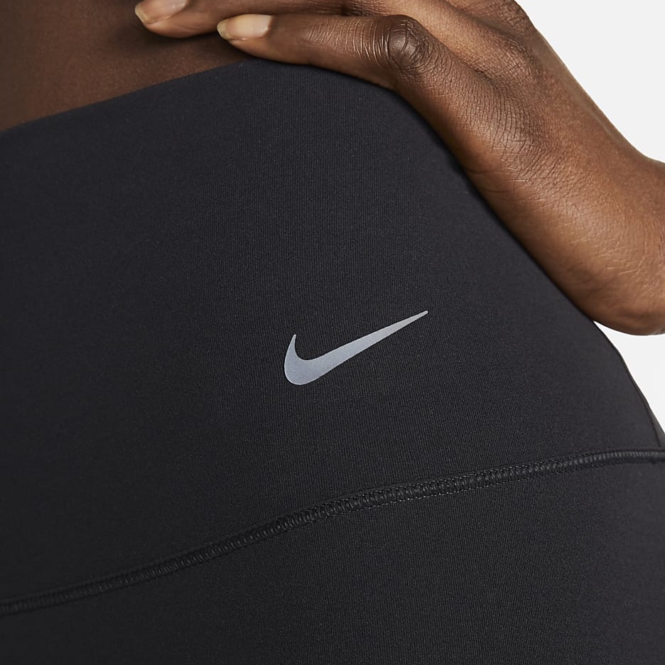 (W) Nike Gen.B. Gentle Support High-Waisted 7/8 Leggings Black - Asia 착용 스타일 - 5