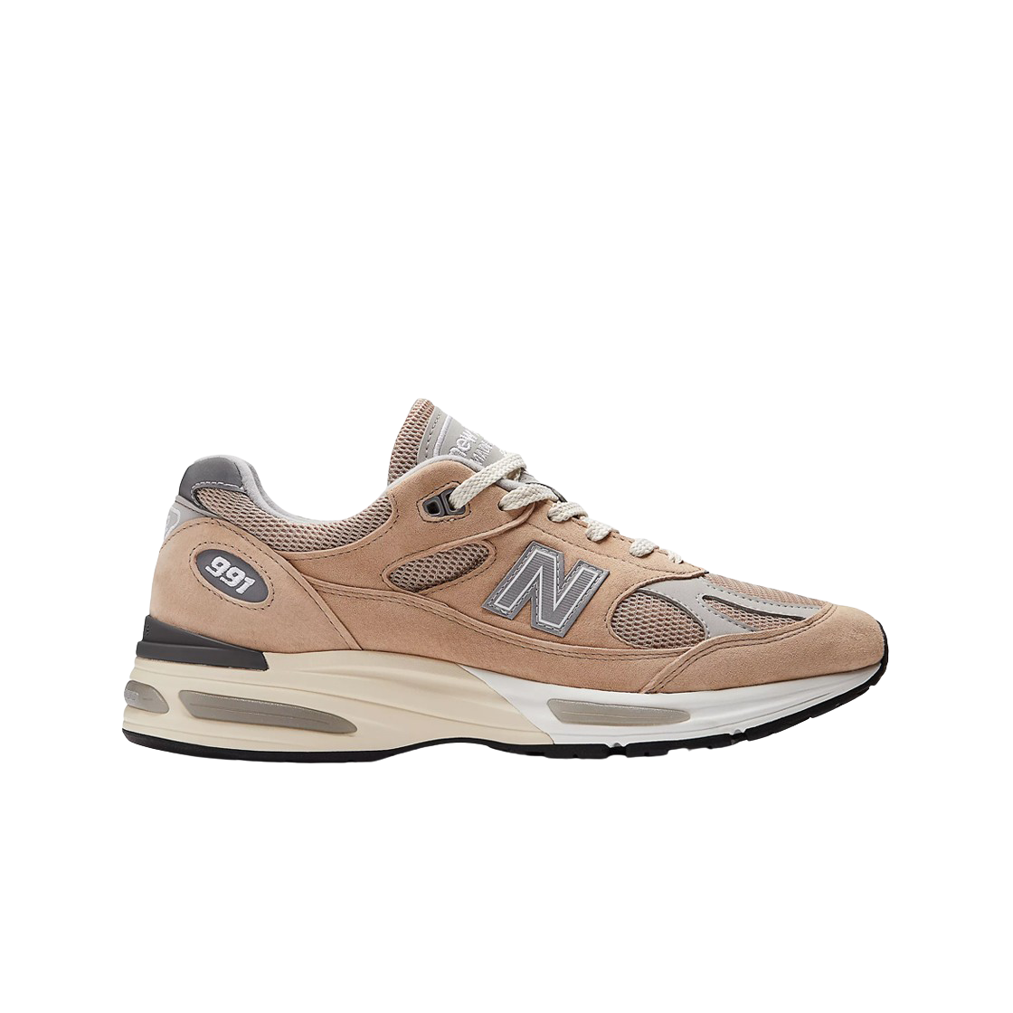 U991BE2 New Balance 991v2 Made in UK Cuban Sand Harbor Mist - 대표 이미지 #1