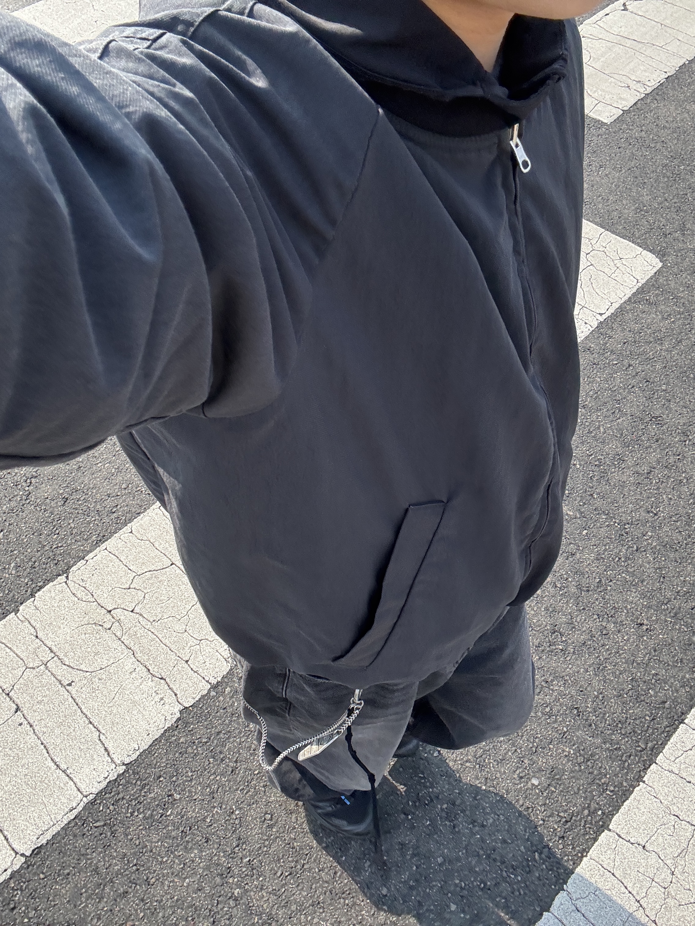 Salomon XT-6 ADV Black 착용 스타일