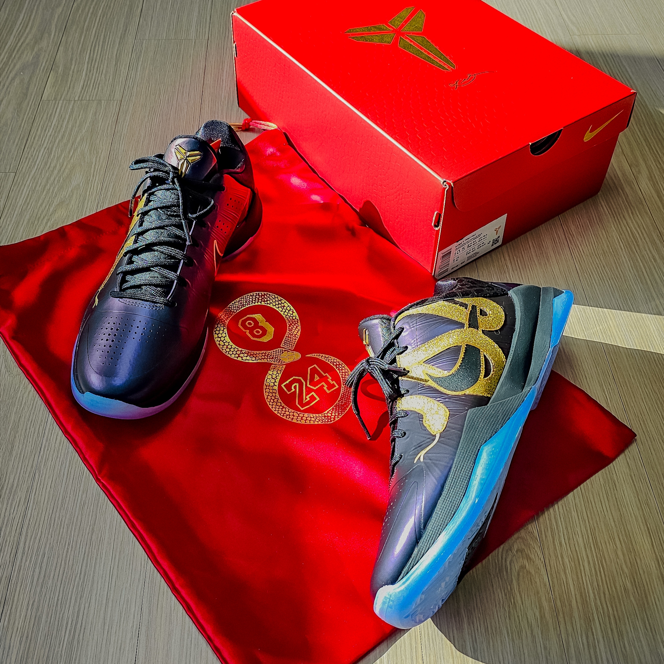 Nike Kobe 5 Protro Year of the Mamba Eggplant 착용 스타일 - 5