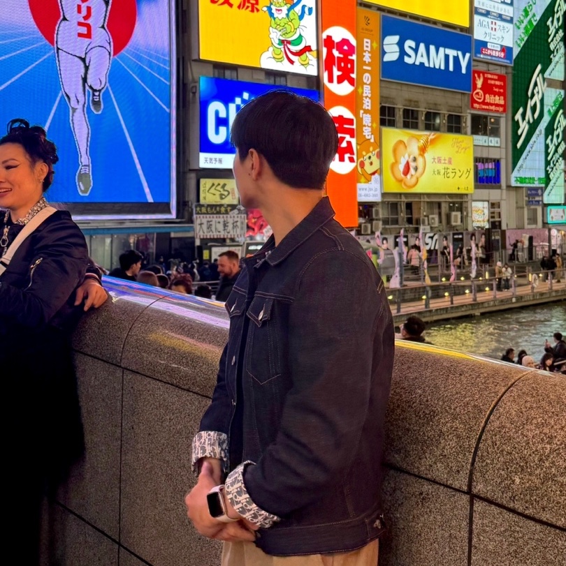 Dior Oblique Raw Cotton Denim Blouson Blue, Dior B23 High Dior Oblique White & Black 착용 스타일 - 2