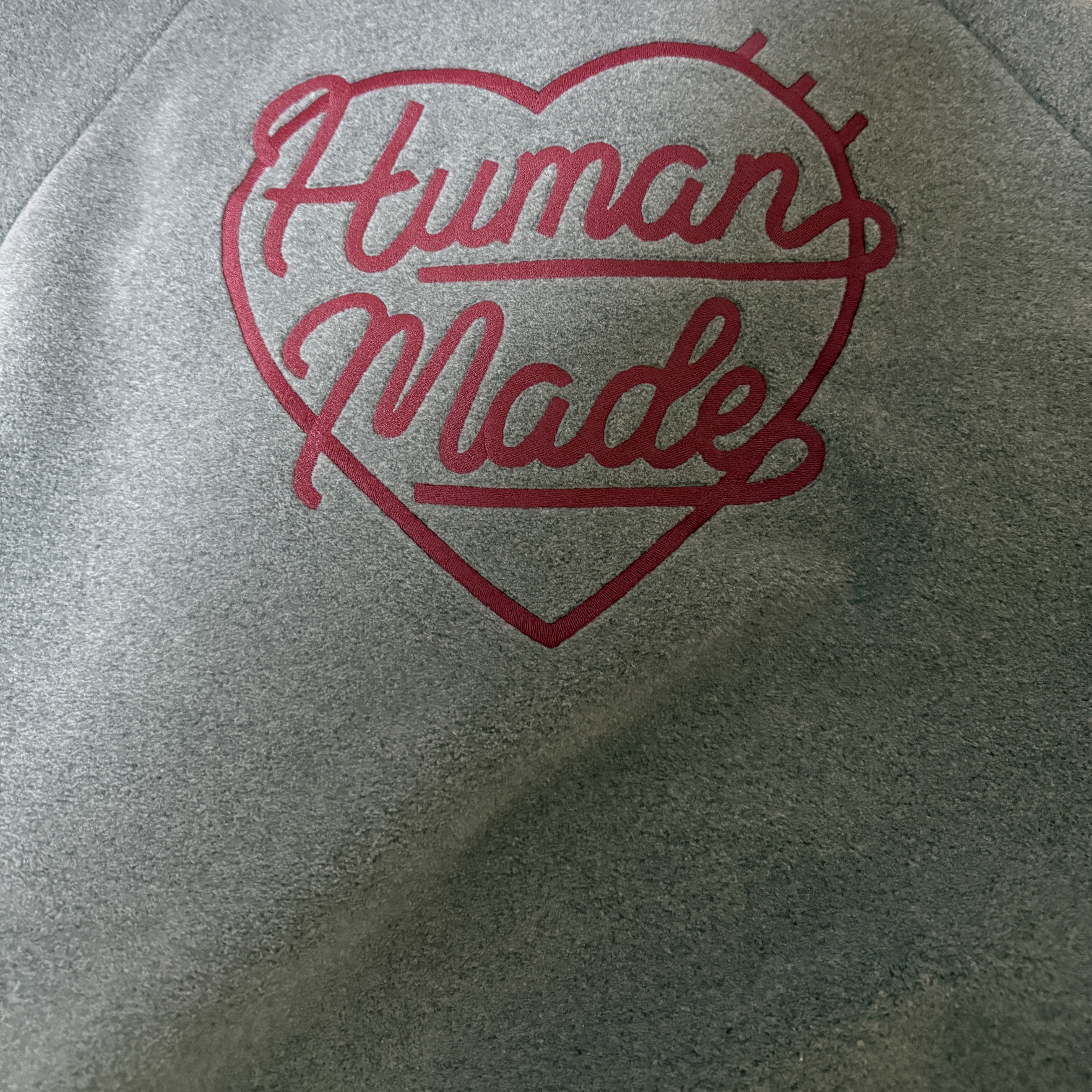 Human Made Fleece Half-Zip Pullover Gray 착용 스타일