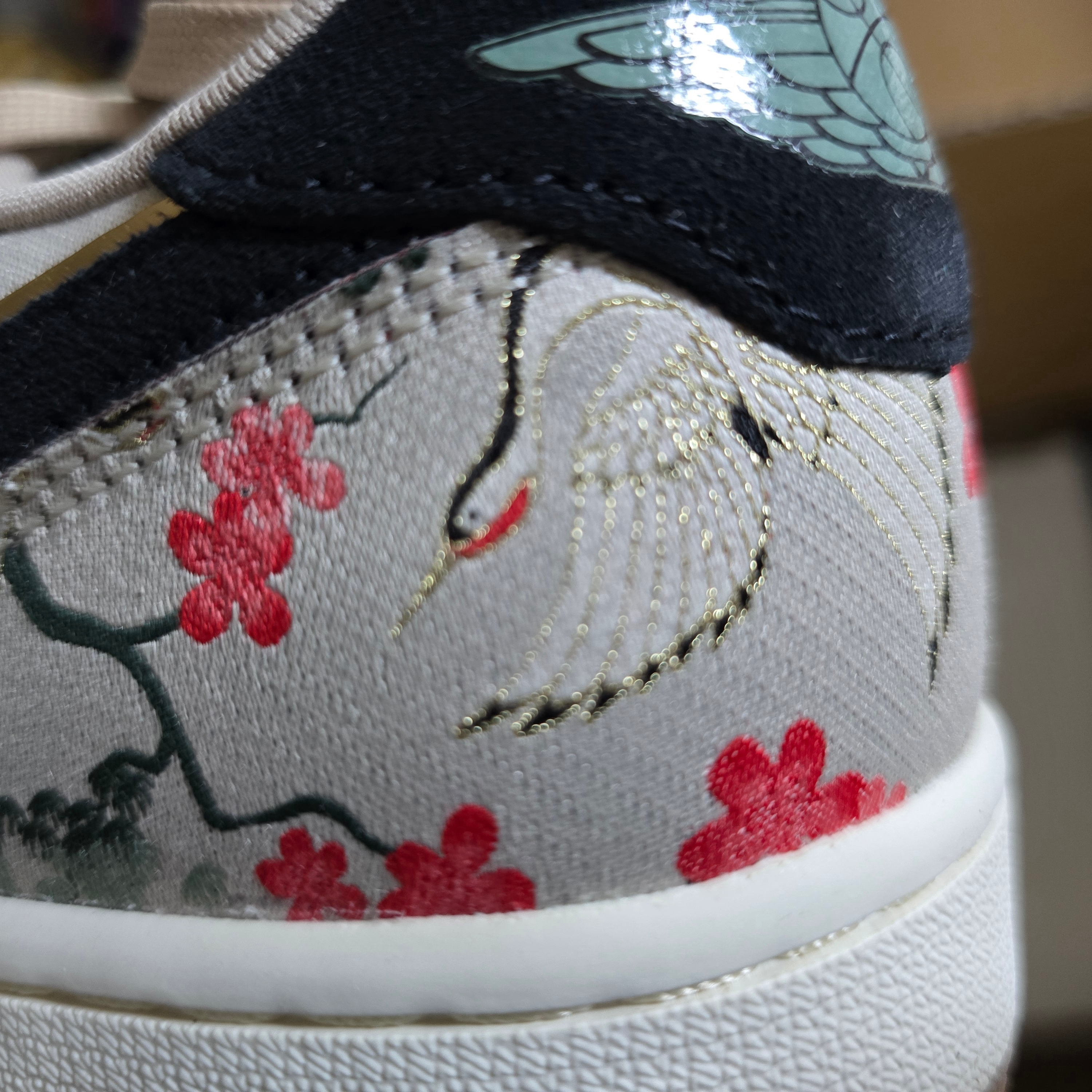 Jordan 1 Retro Low OG Rui Cranes 착용 스타일 - 5