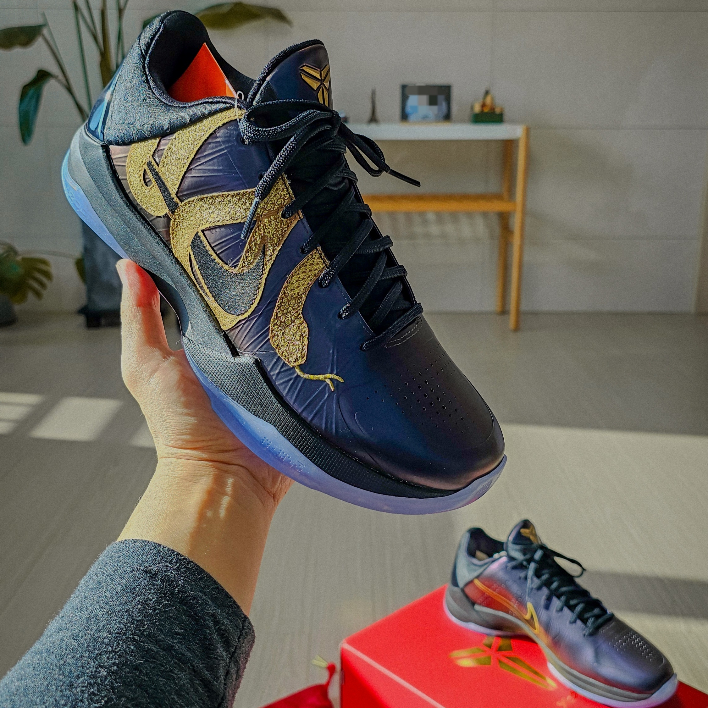 Nike Kobe 5 Protro Year of the Mamba Eggplant 착용 스타일 - 6