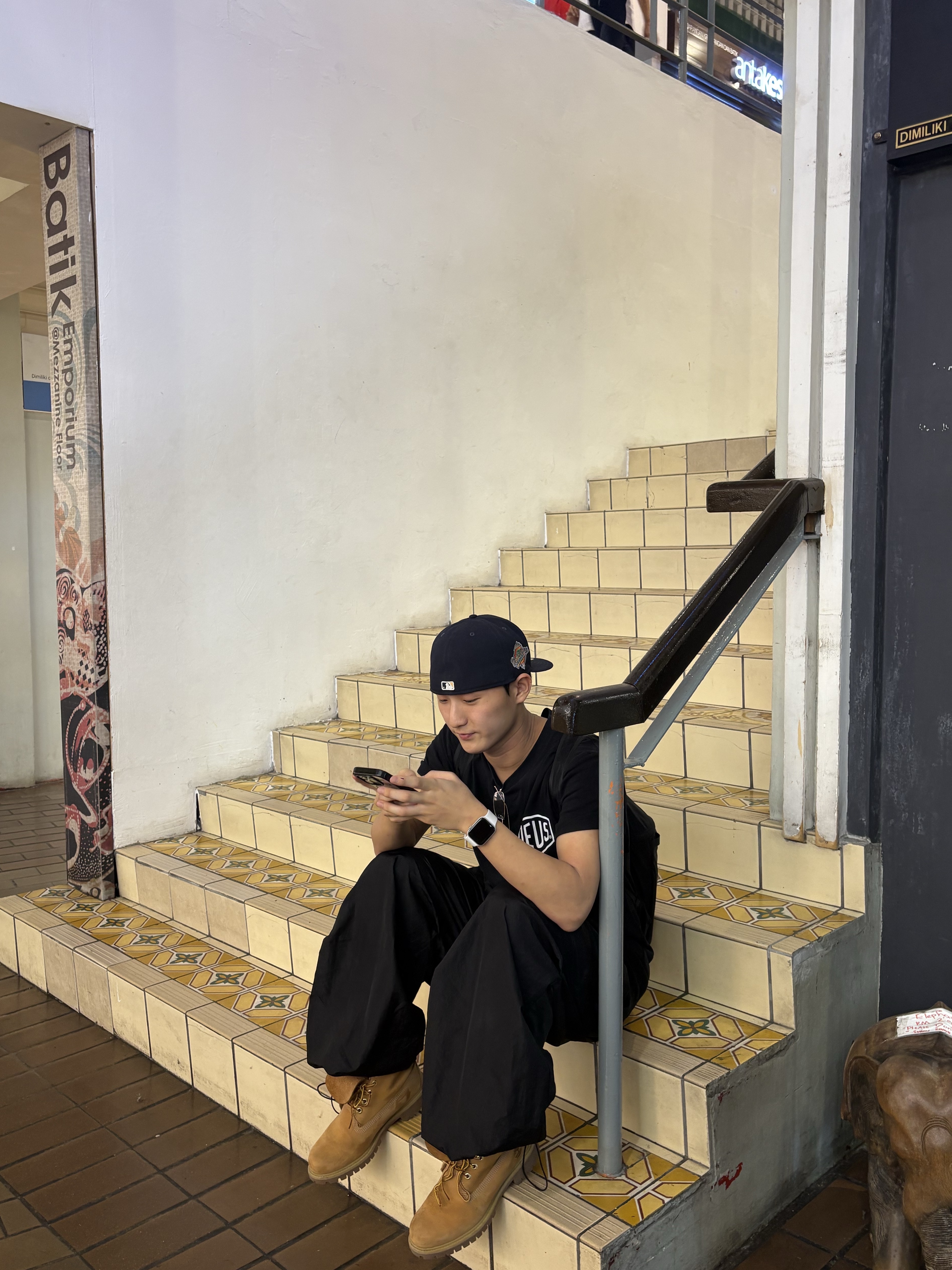 Deus Ex Machina Seoul Address T-Shirt Black, Timberland Premium 6 inch Waterproof Boot Wheat Nubuck - Wide 착용 스타일 - 1