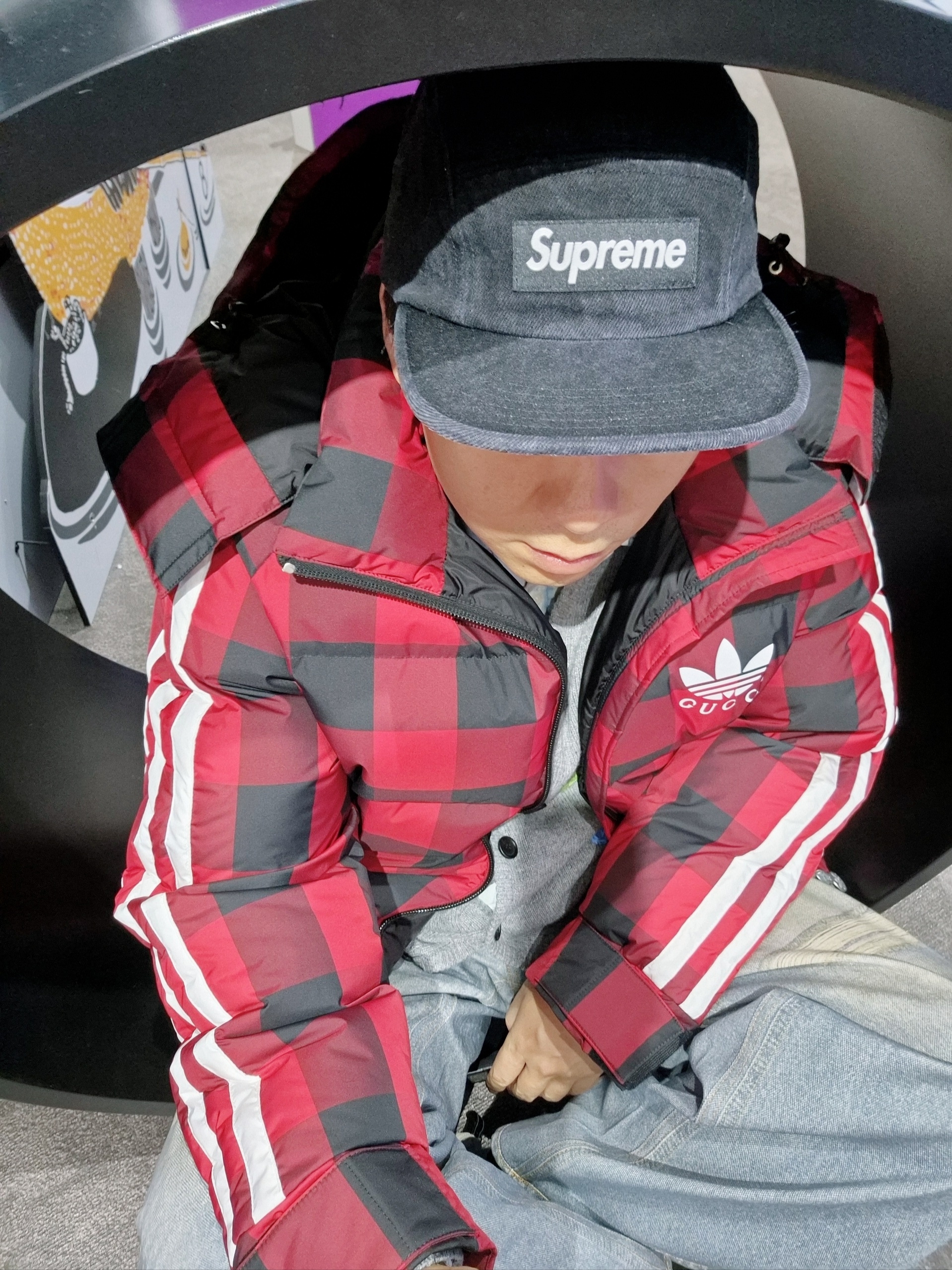 Supreme Denim Camp Cap Black - 24FW, Matin Kim Western Style Belt Black 착용 스타일 - 1