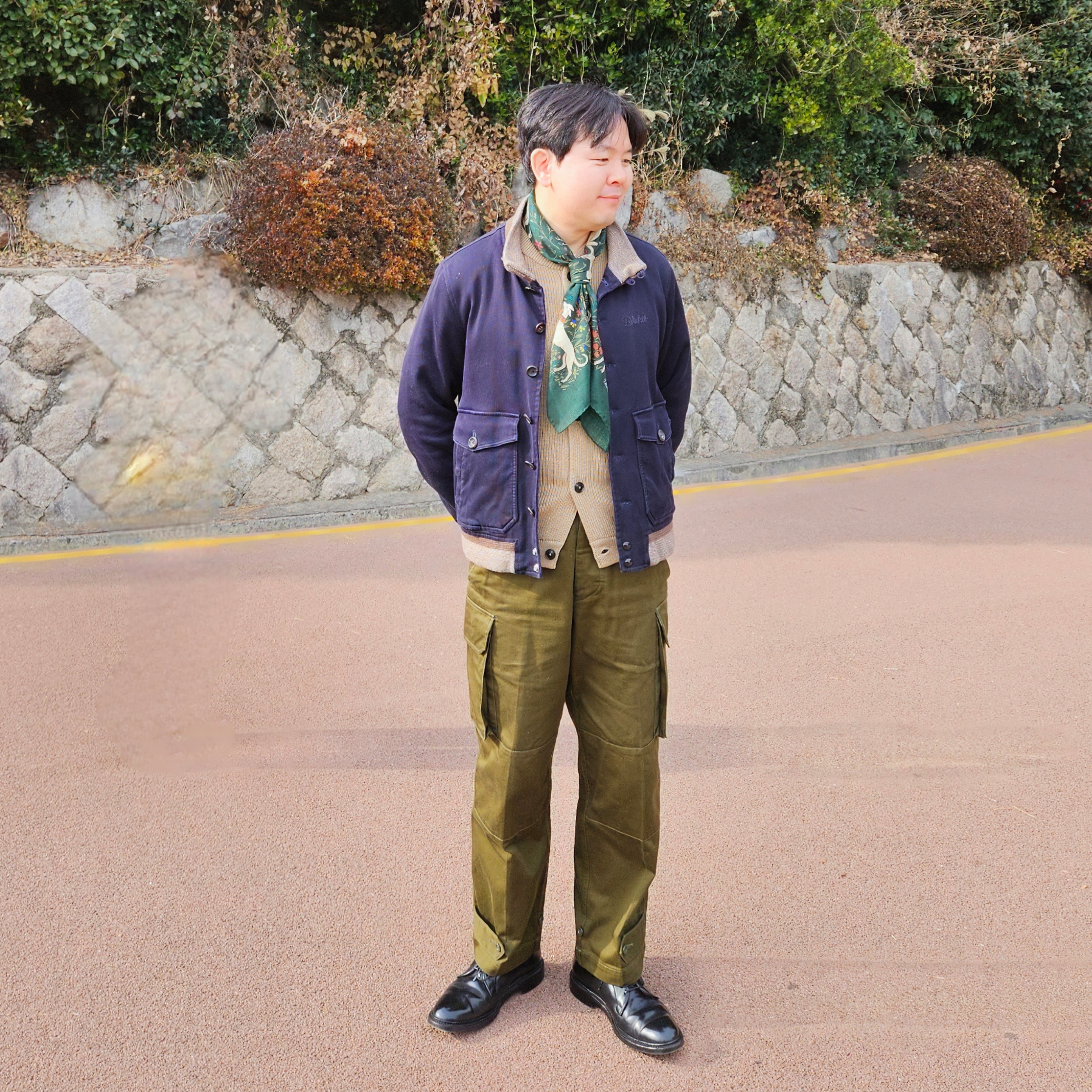 Alden 9901 Cordovan Plain Toe Blucher Oxford Black - D, Drake's Mythical Animals Print Wool Silk Bandana Navy 착용 스타일 - 5