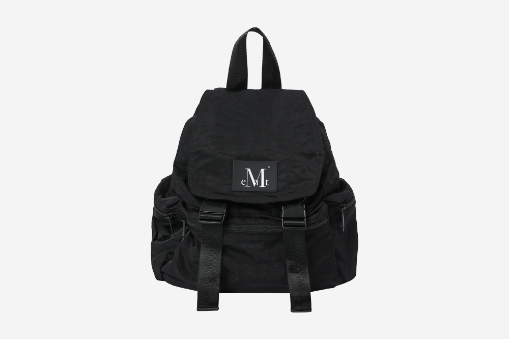 韓国 トレンド[MUCENT]BAY2 BUCKLE STRING NYLON BACKPACK ◇MUCENT◇ Bay 2 Buckle String Nylon Backpack Unisex P00000U
