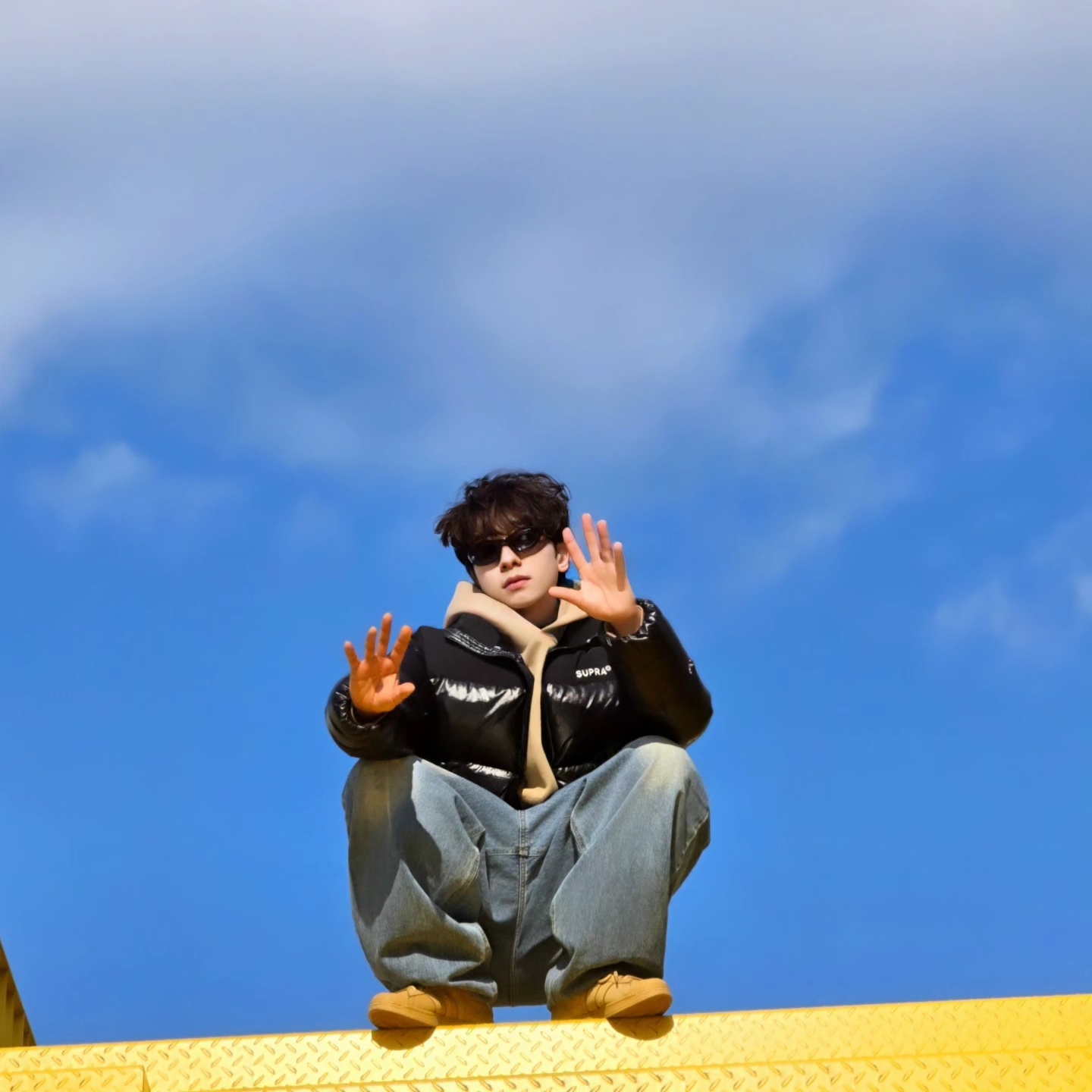 Essentials Hoodie Oak - 22SS, Adidas Superstar Golden Beige 착용 스타일 - 8