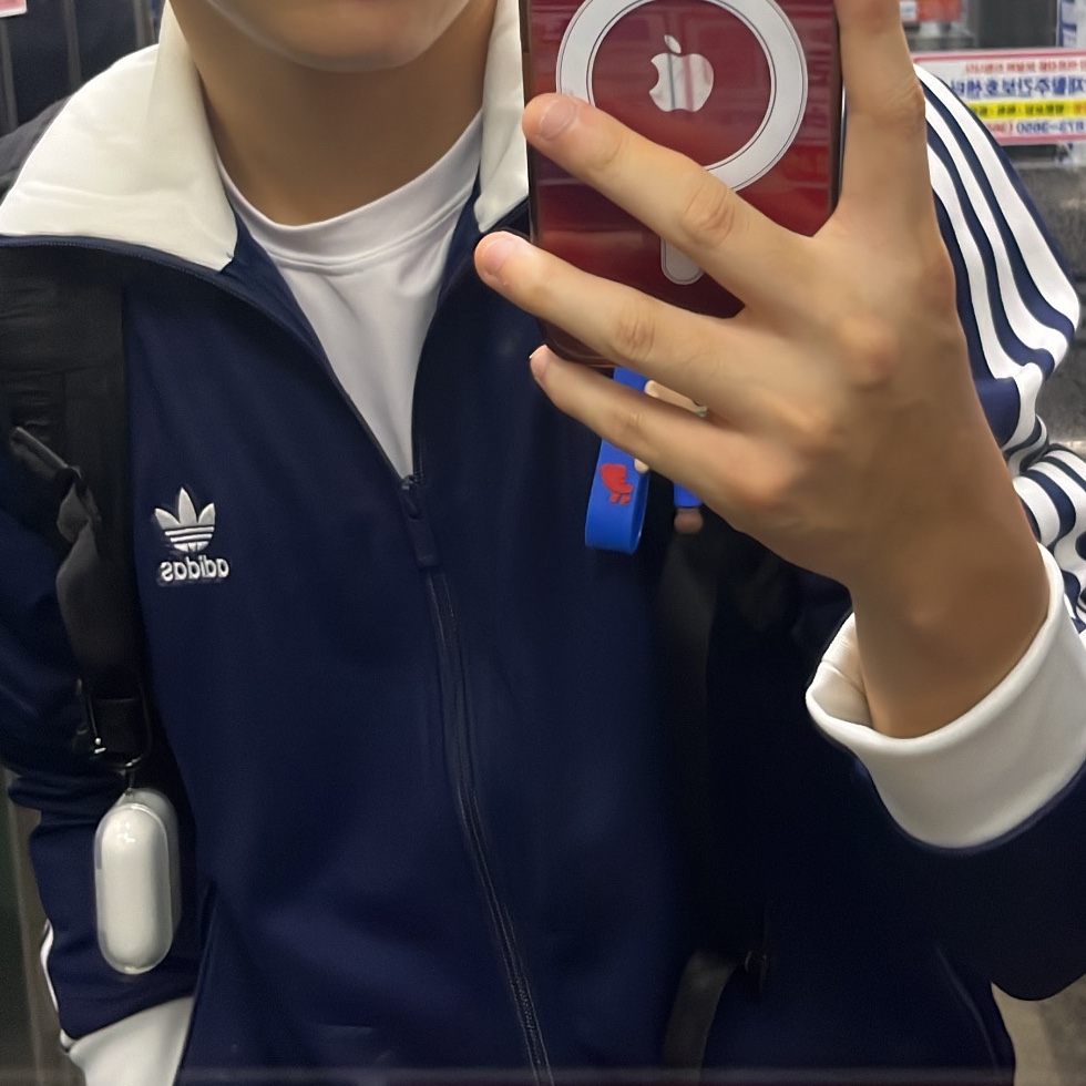 Adidas Adicolor Classic Beckenbauer Track Top Night Indigo - KR Sizing 착용 스타일