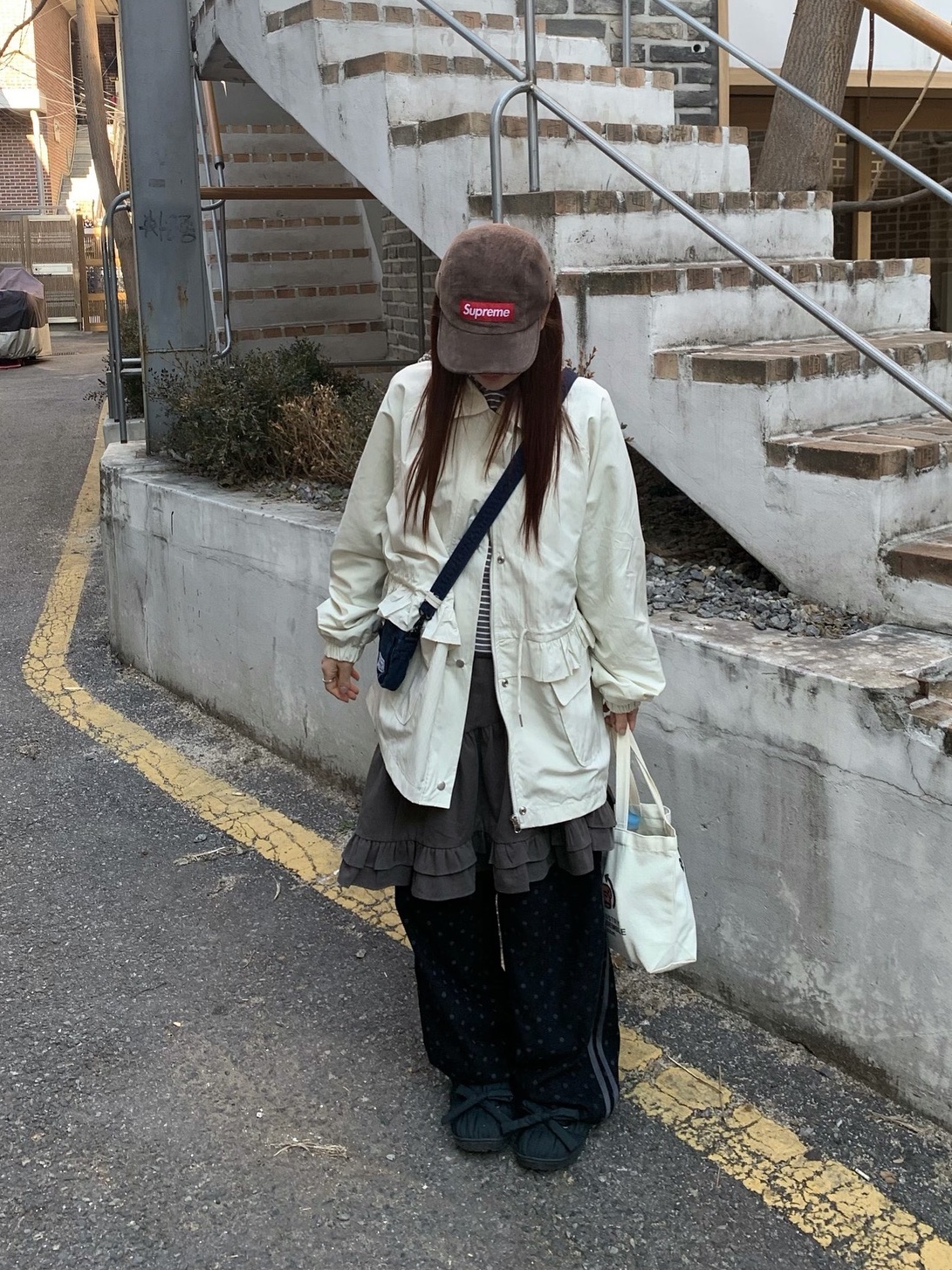 Supreme Suede Camp Cap Brown - 23SS, Subu x Perverze Multiple Winter Sandal Black 착용 스타일