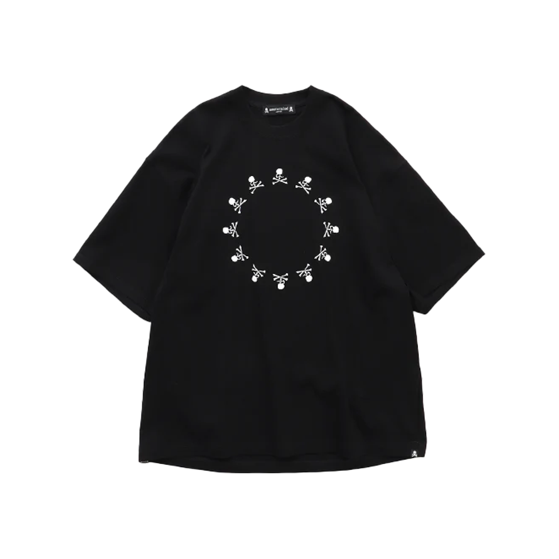 마스터마인드 재팬 스컬 클락 티 블랙 - 25SS(Mastermind Japan Skull Clock Tee Black - 25SS)