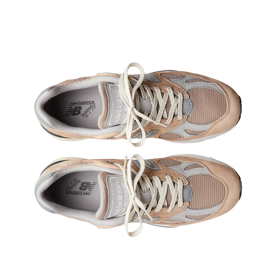 U991BE2 New Balance 991v2 Made in UK Cuban Sand Harbor Mist - #2