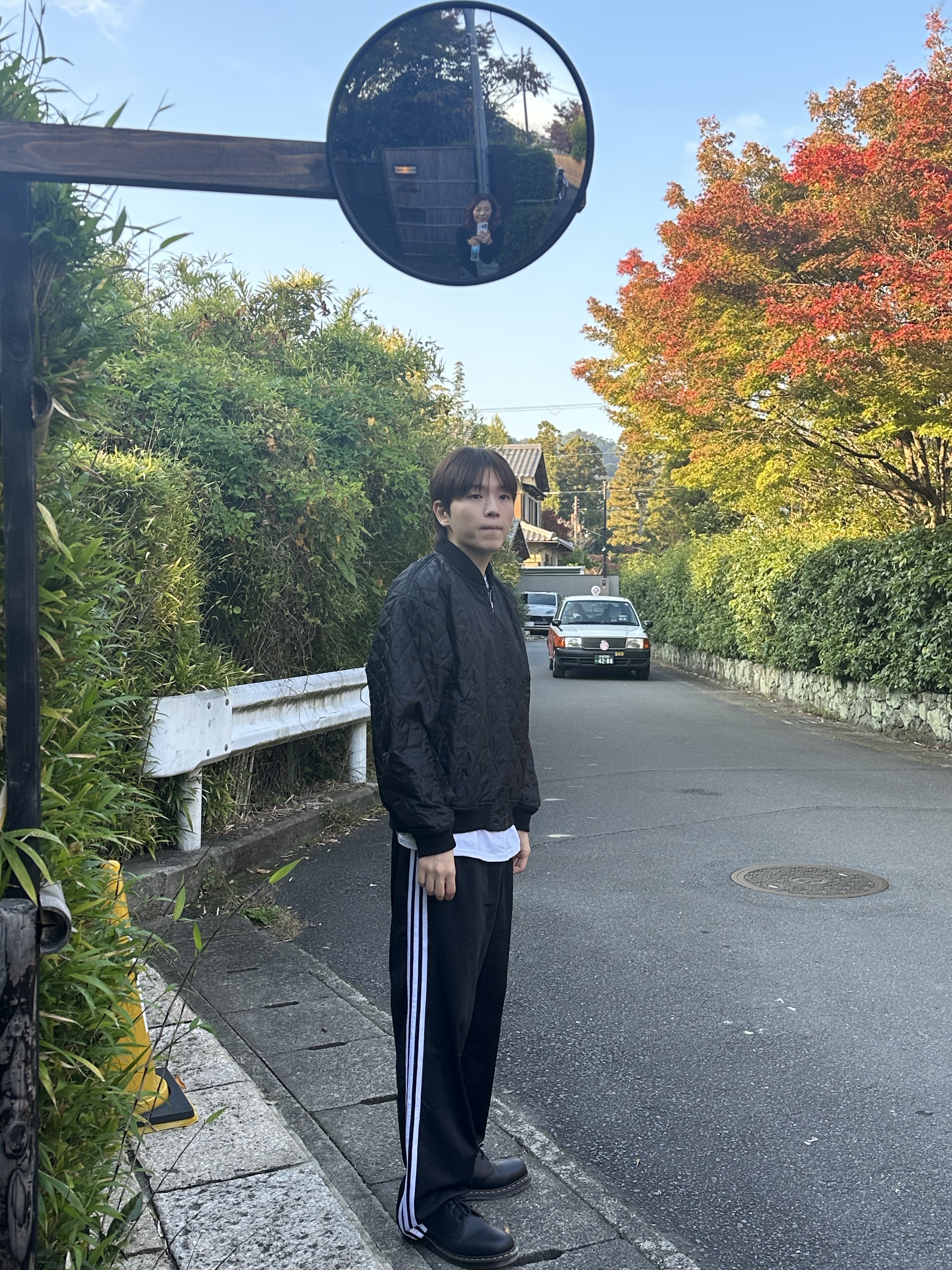 CDG '84-85 Staff Blouson Black, CDG Quilted '84-85 Staff Blouson Black 착용 스타일 - 4