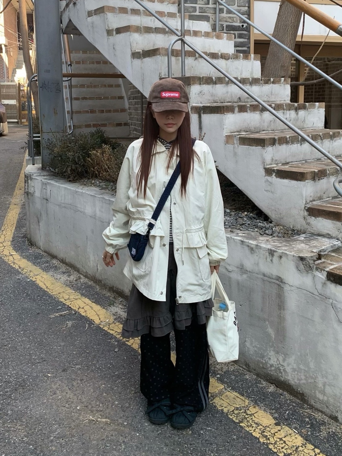 Supreme Suede Camp Cap Brown - 23SS, Subu x Perverze Multiple Winter Sandal Black 착용 스타일
