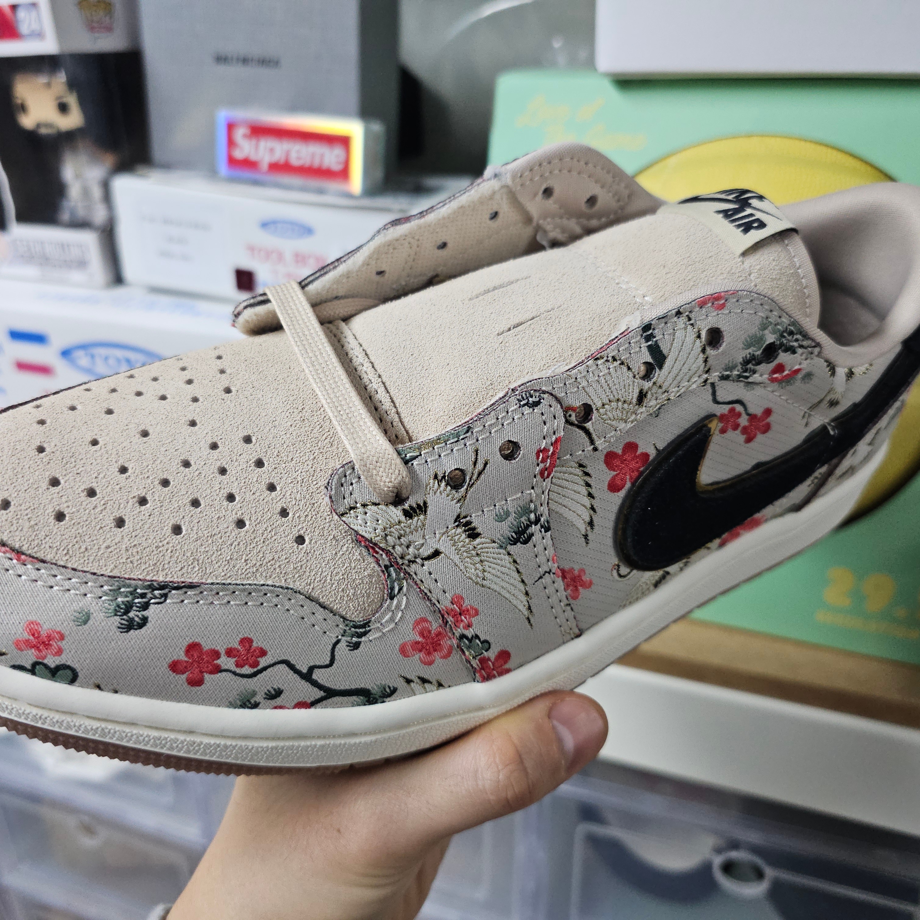Jordan 1 Retro Low OG Rui Cranes 착용 스타일 - 2
