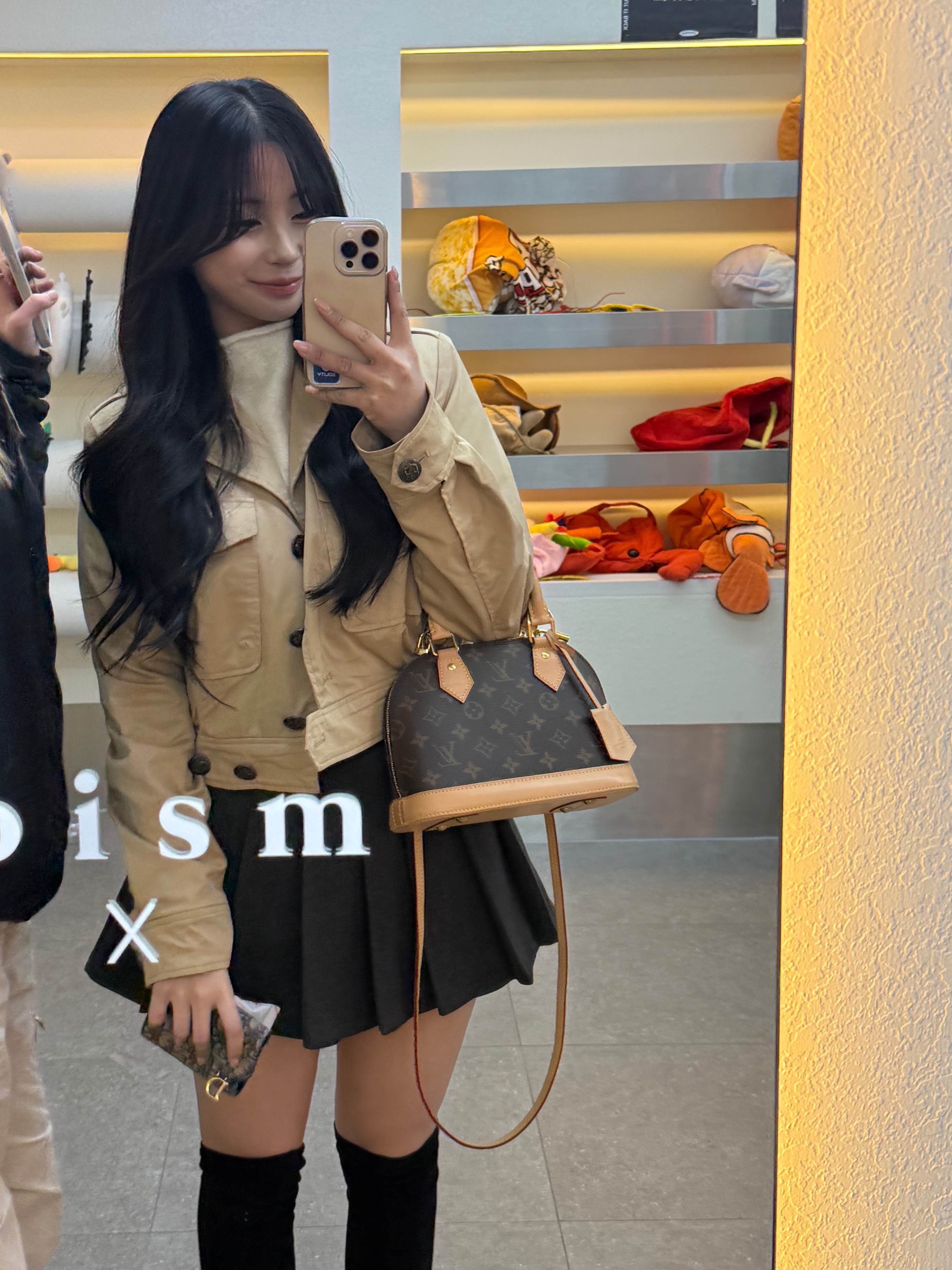 Louis Vuitton Alma BB Monogram 착용 스타일