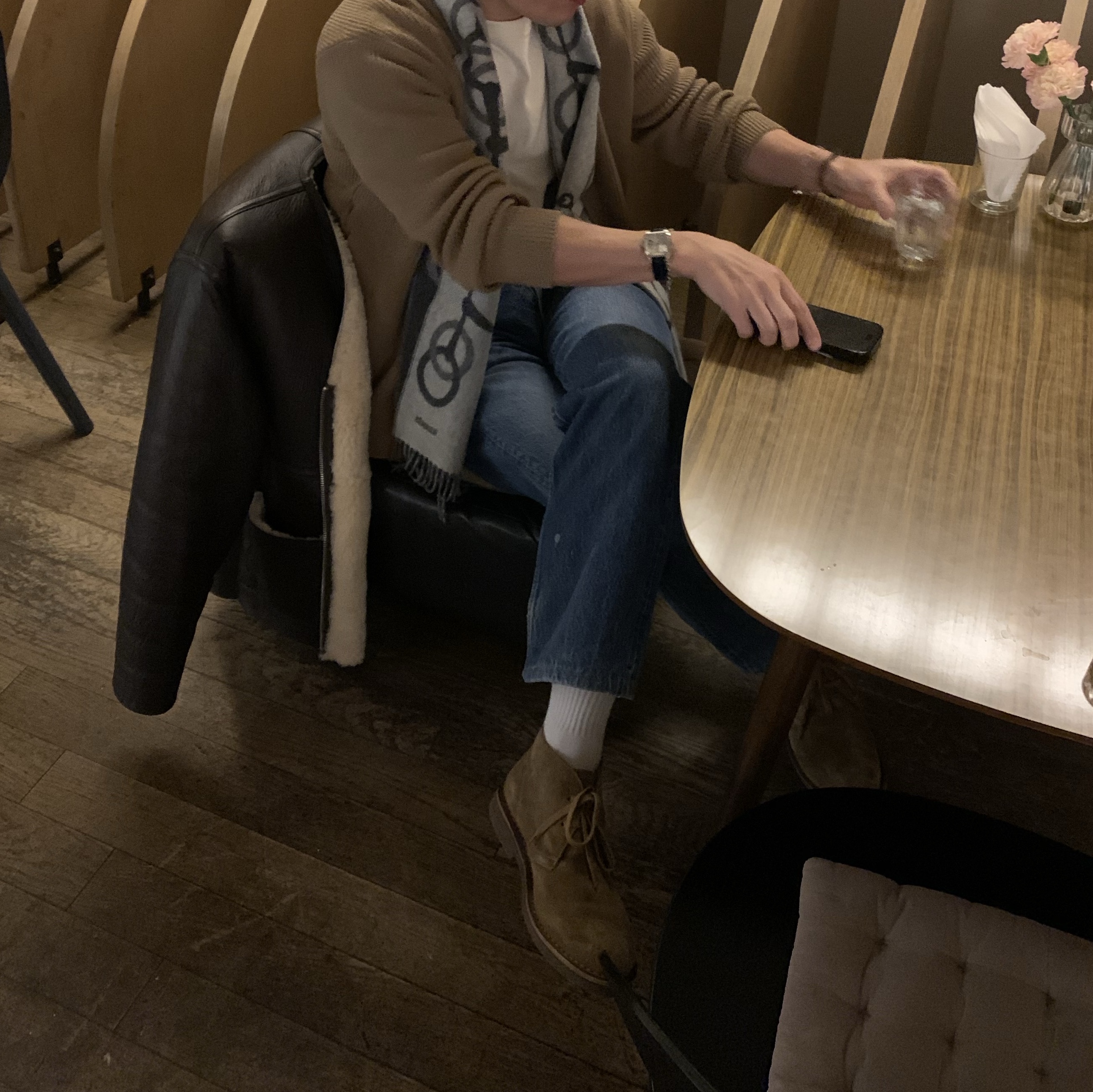 Astorflex Greenflex Whiskey, Hermes Any Mors Muffler Flanelle Gris Chine Clair 착용 스타일 - 2