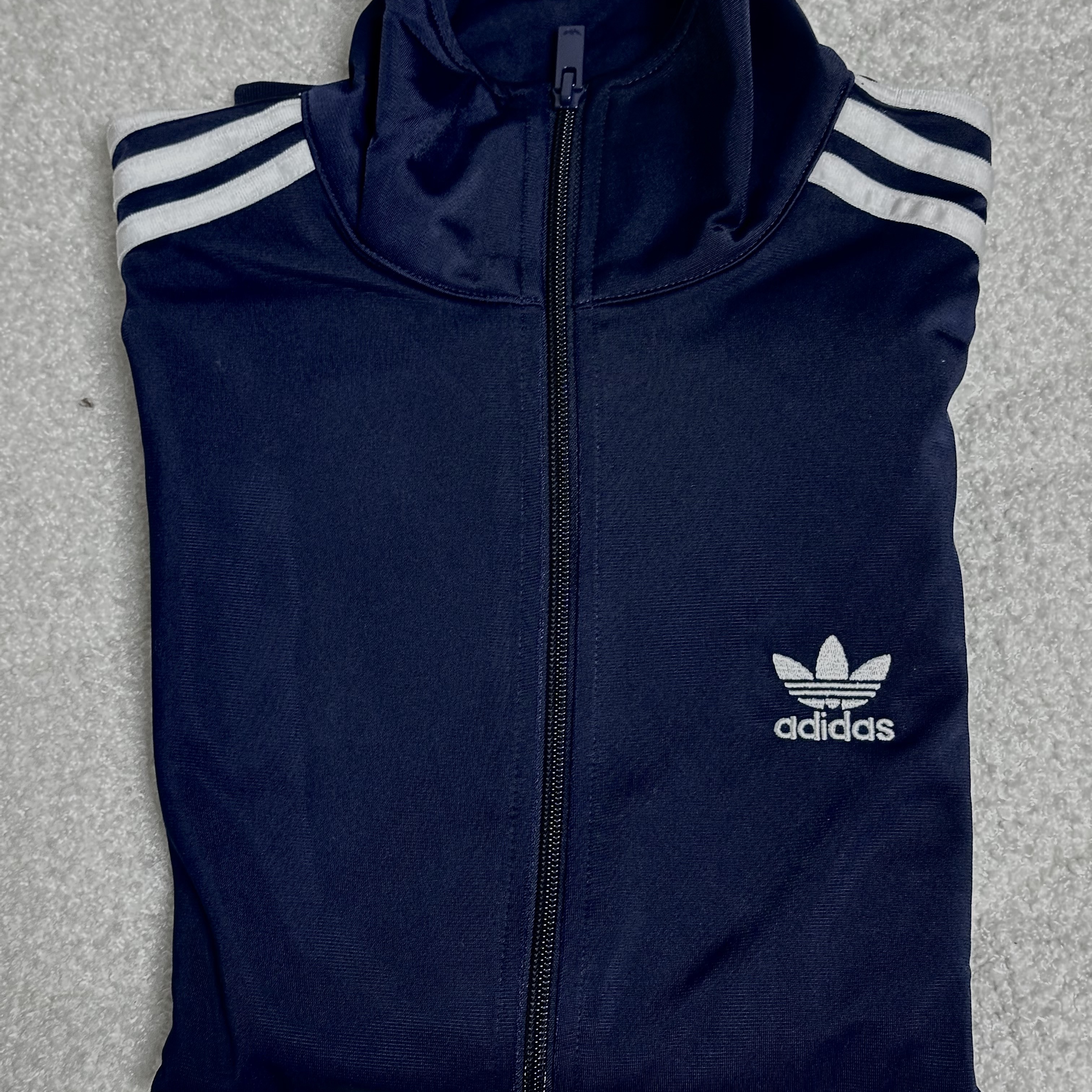 Adidas Adicolor Classic Firebird Track Top Night Indigo - KR Sizing 착용 스타일