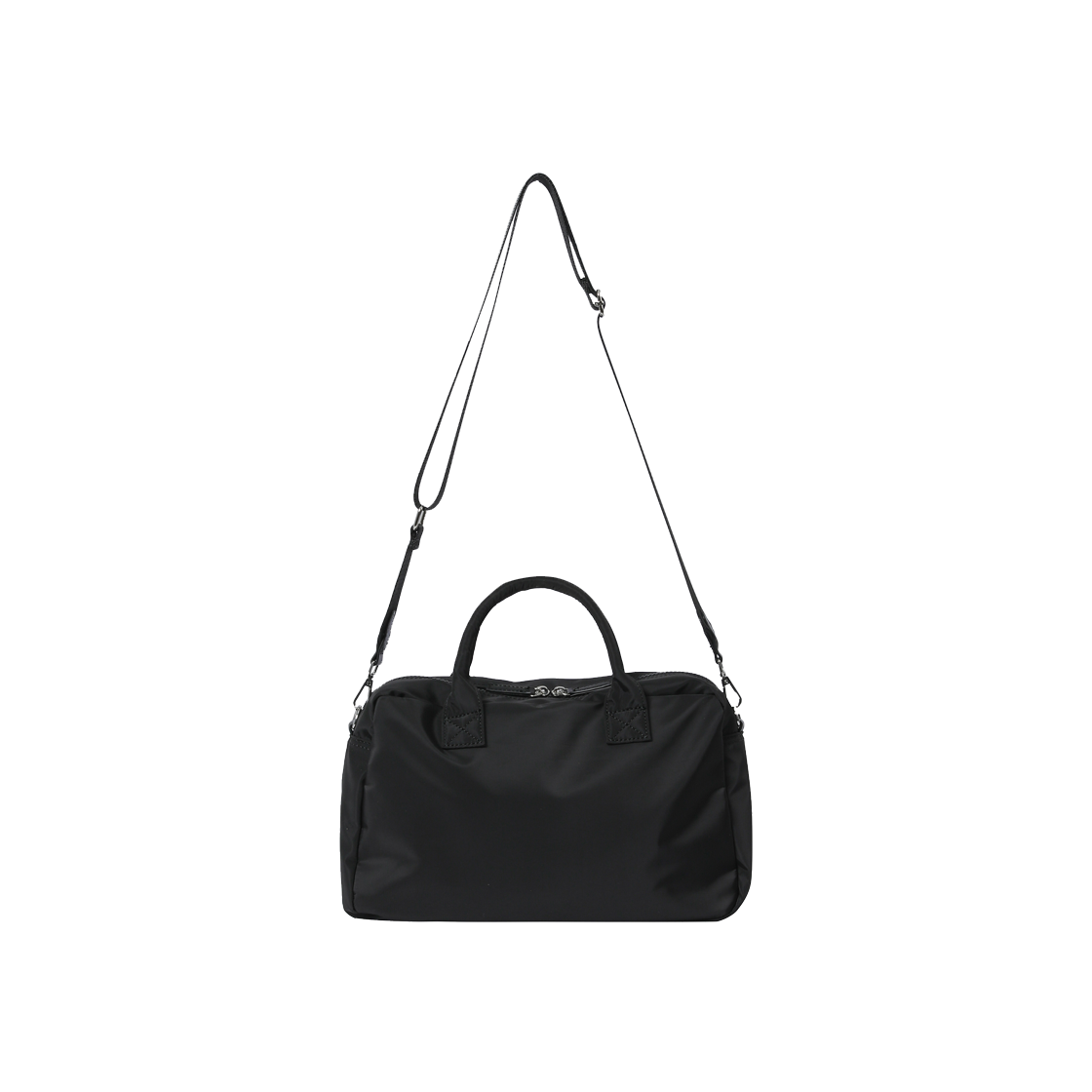 무센트 레티 시그니처 3웨이 더블 포켓 크로스백 블랙(MUCENT Letie Signature 3way Double Pocket Cross Bag Black) - 2