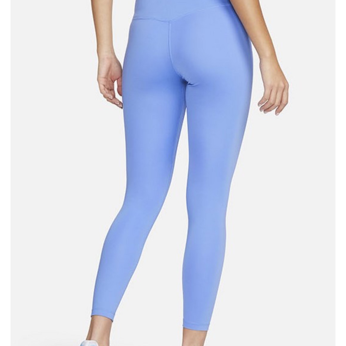 (W) Nike One High Rise Leggings Polar White - Asia 착용 스타일 - 2