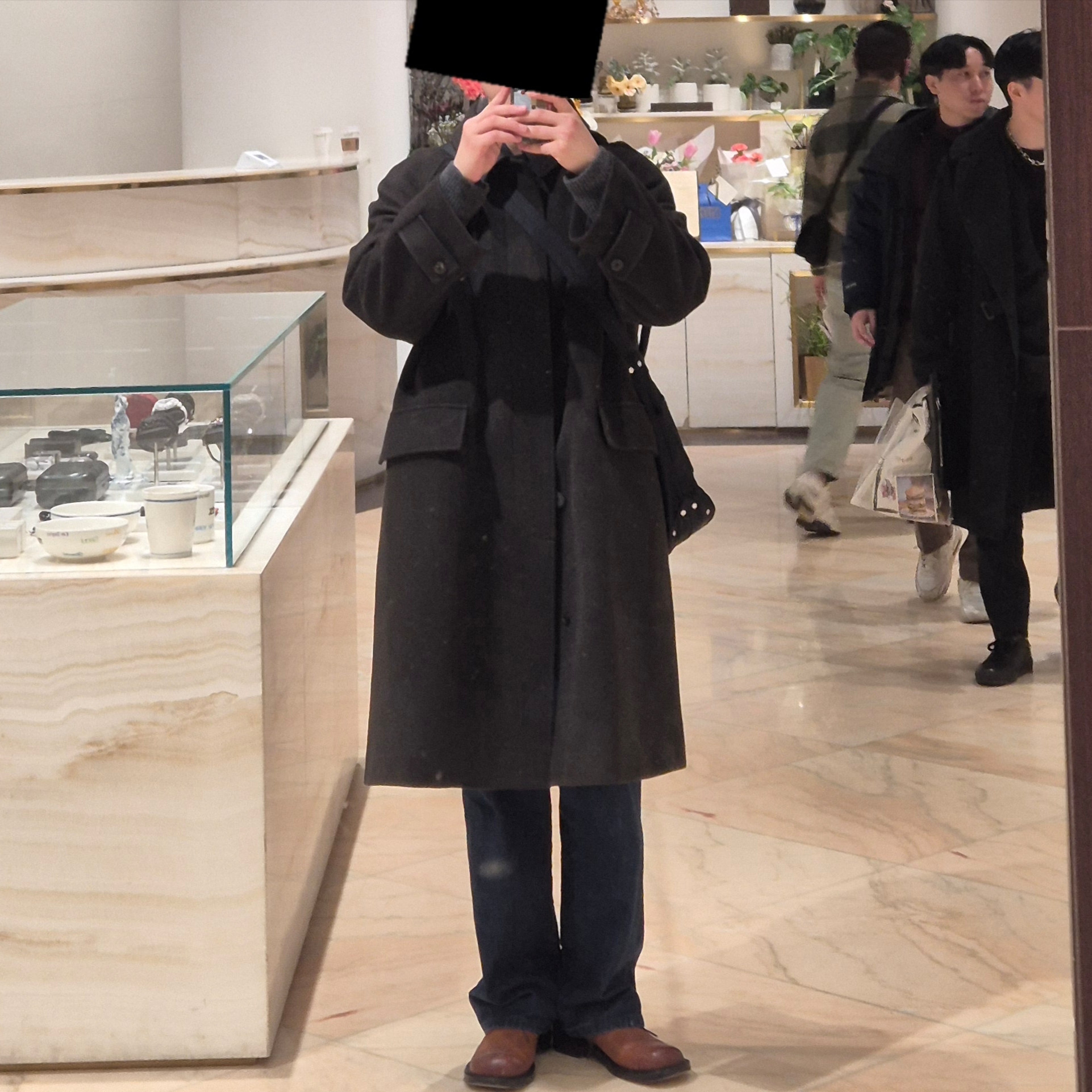 Ader Error Curve; DB01 Noir 착용 스타일