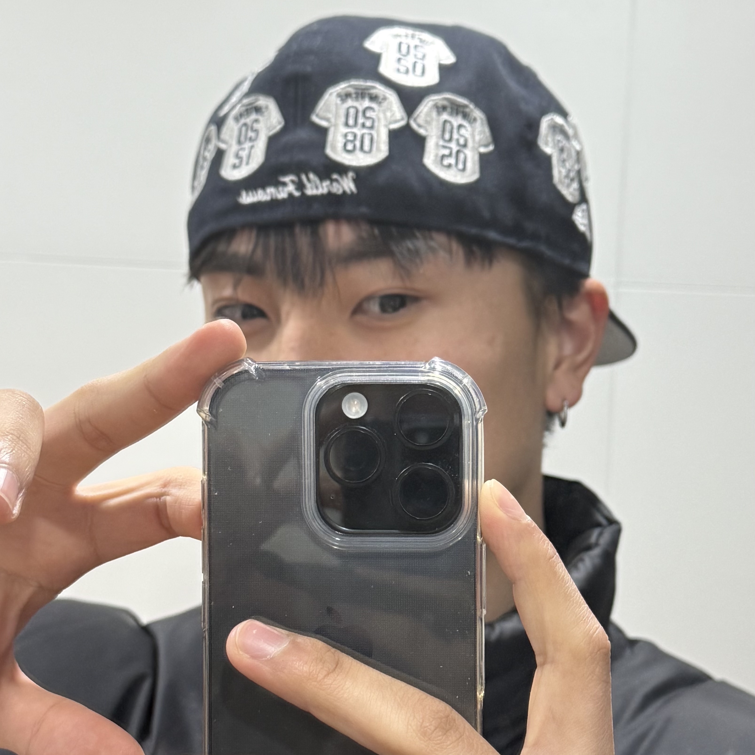 Supreme x New Era Jerseys Box Logo Navy - 24FW 착용 스타일 - 2