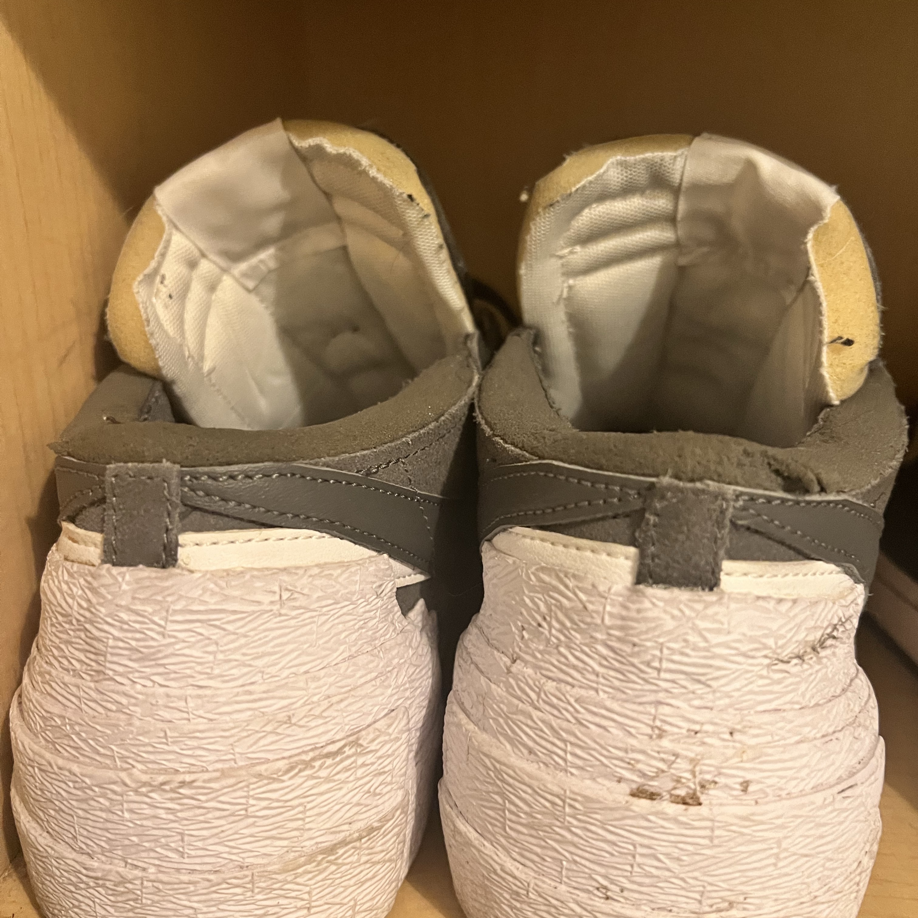 Nike x Sacai Blazer Low Iron Grey 착용 스타일
